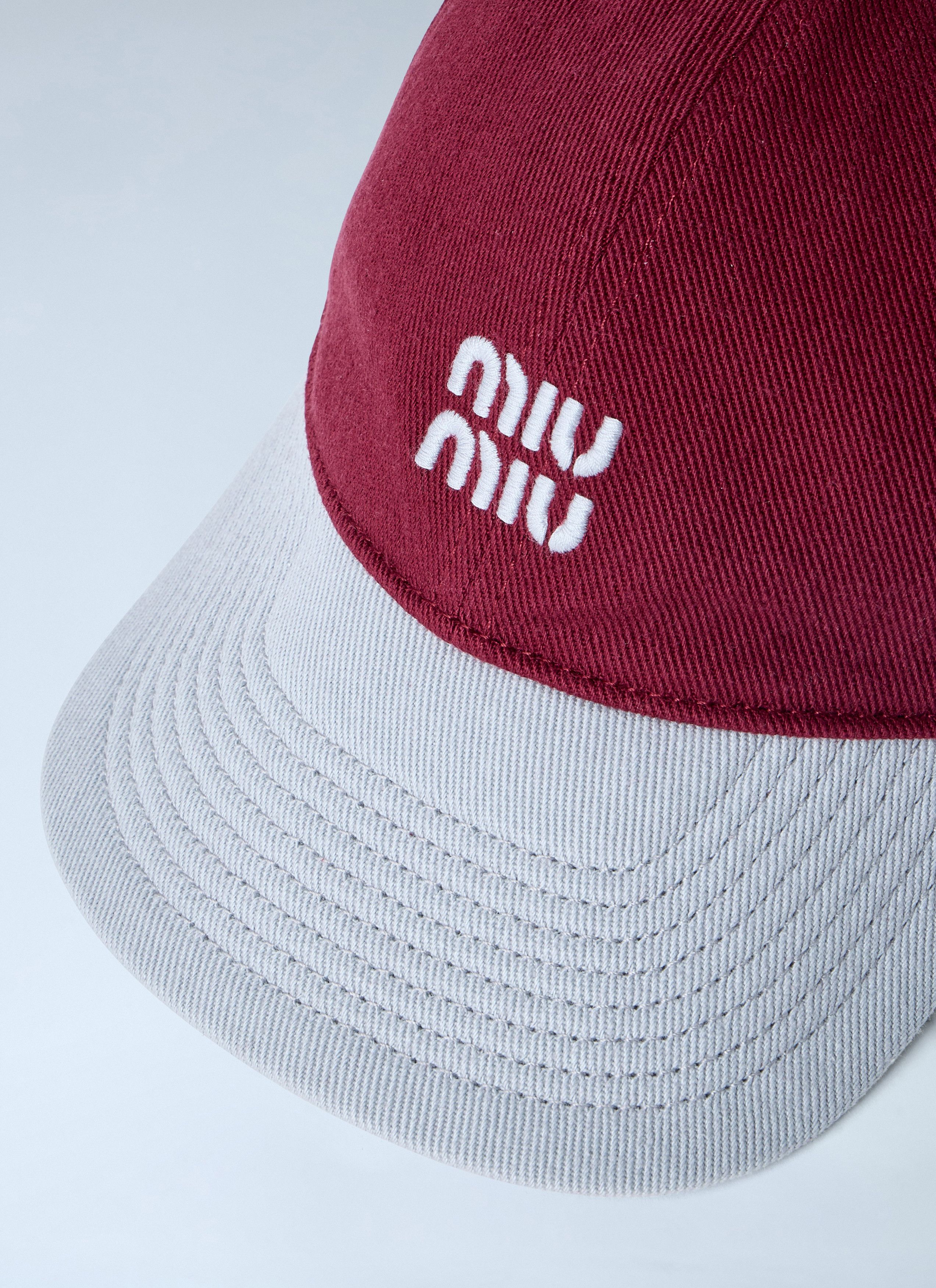 Miu Miu Logo Motif Baseball Cap Size ONE SIZE - 2 Thumbnail