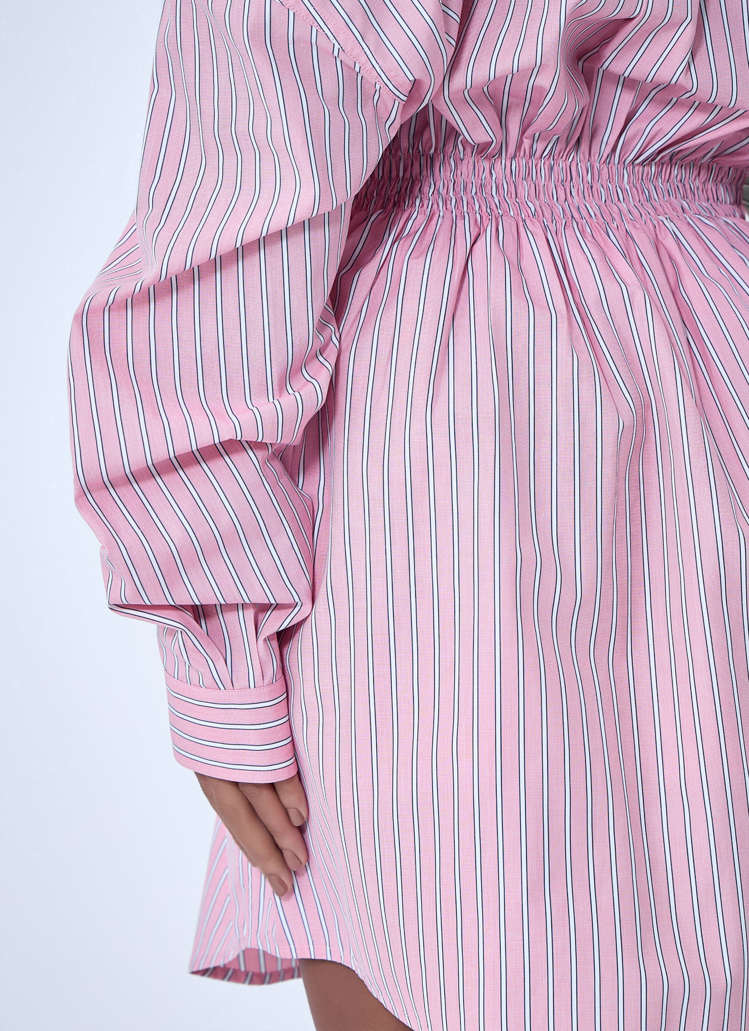 Miu Miu Striped Poplin Dress Size M / US 6-8 / IT 42-44 - 6 Thumbnail