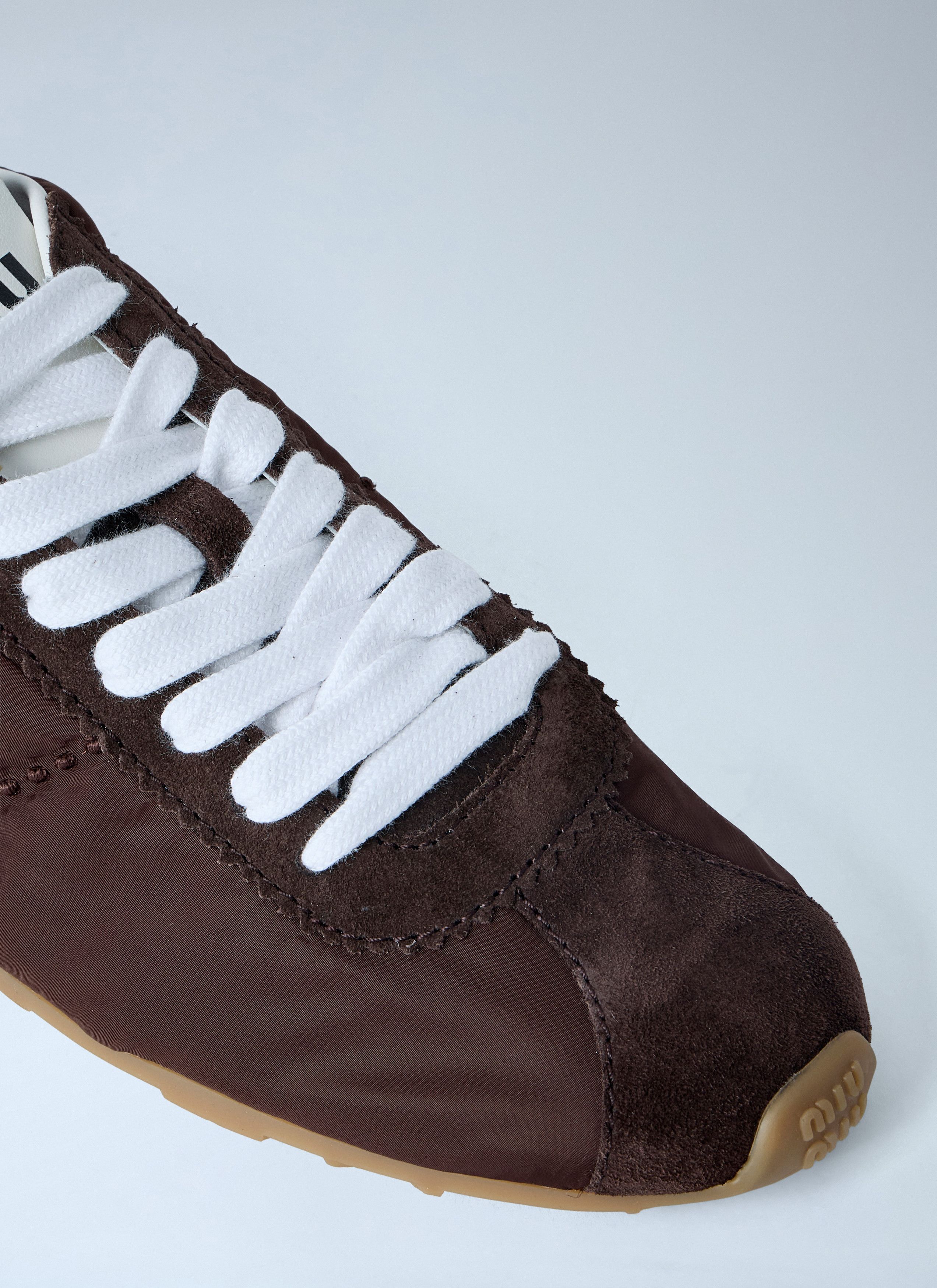 Miu Miu Logo Patch Sneakers Size US 10 / IT 40 - 3 Thumbnail