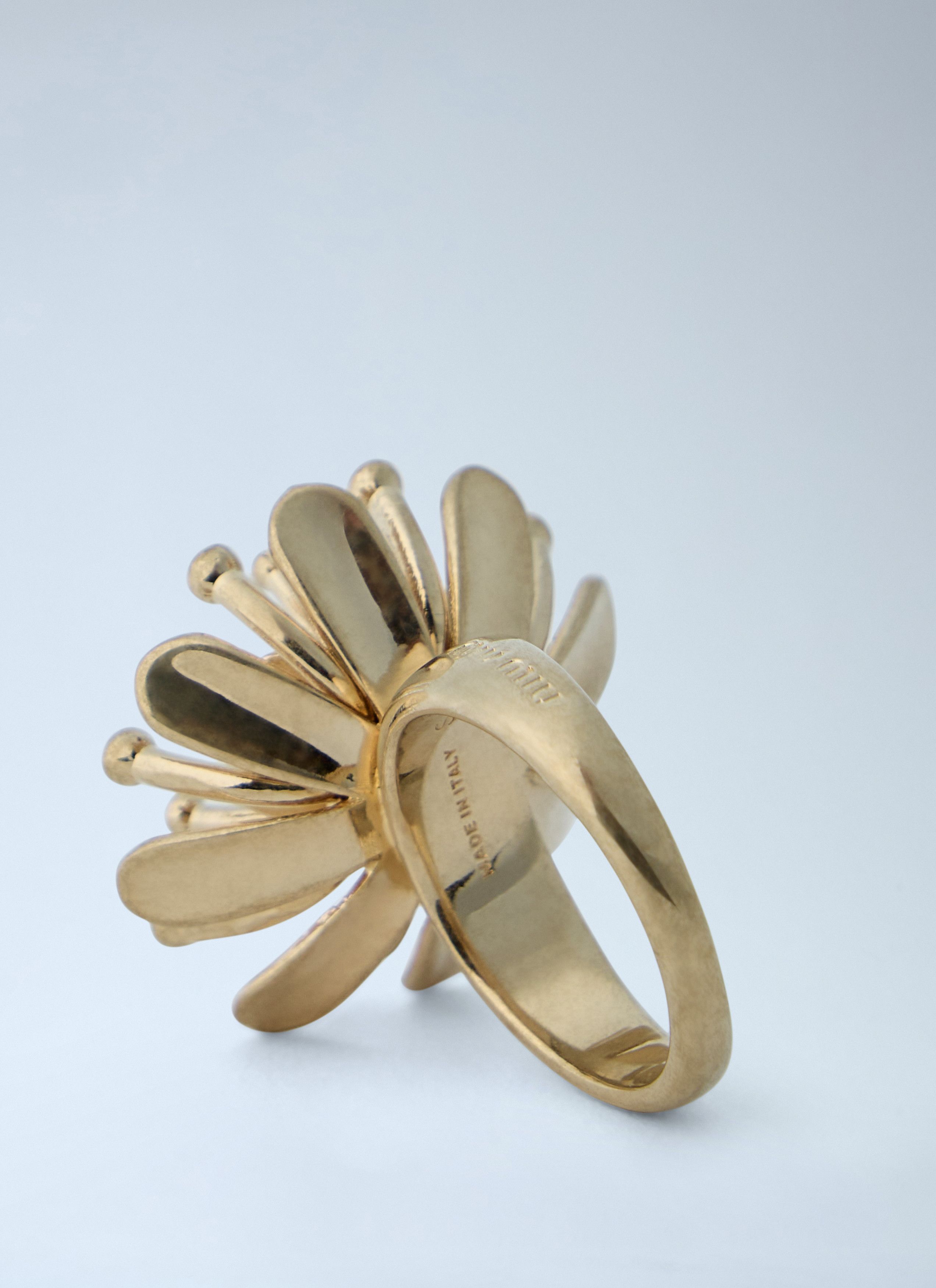 Miu Miu Mental Ring With Crystals Size ONE SIZE - 4 Thumbnail