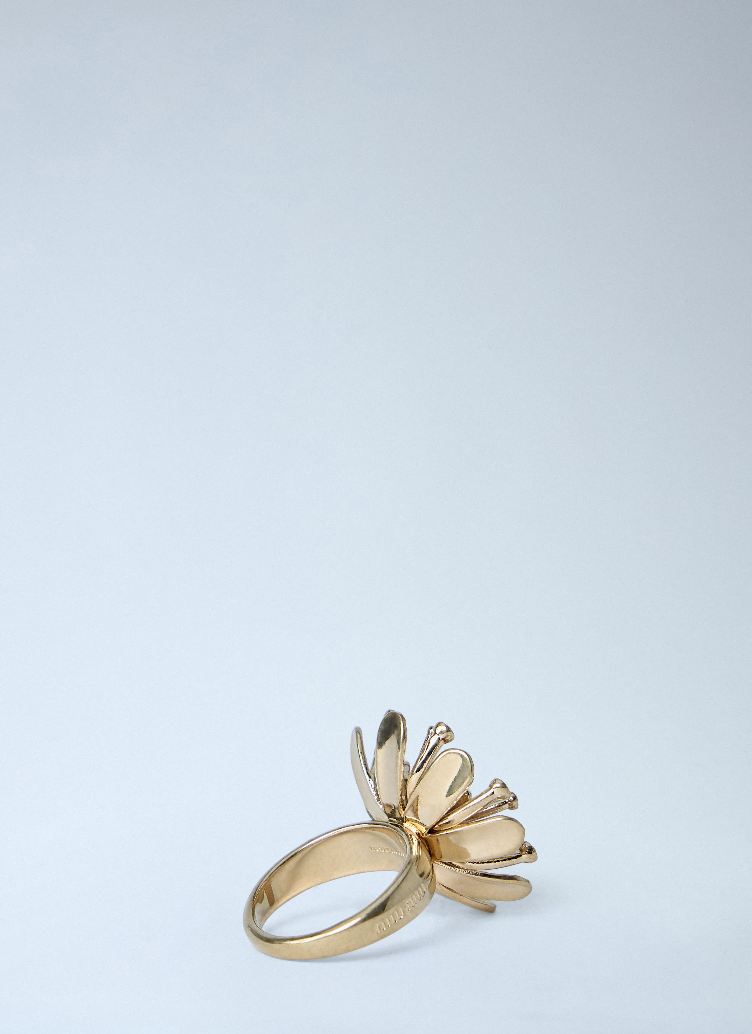 Miu Miu Mental Ring With Crystals Size ONE SIZE - 3 Thumbnail