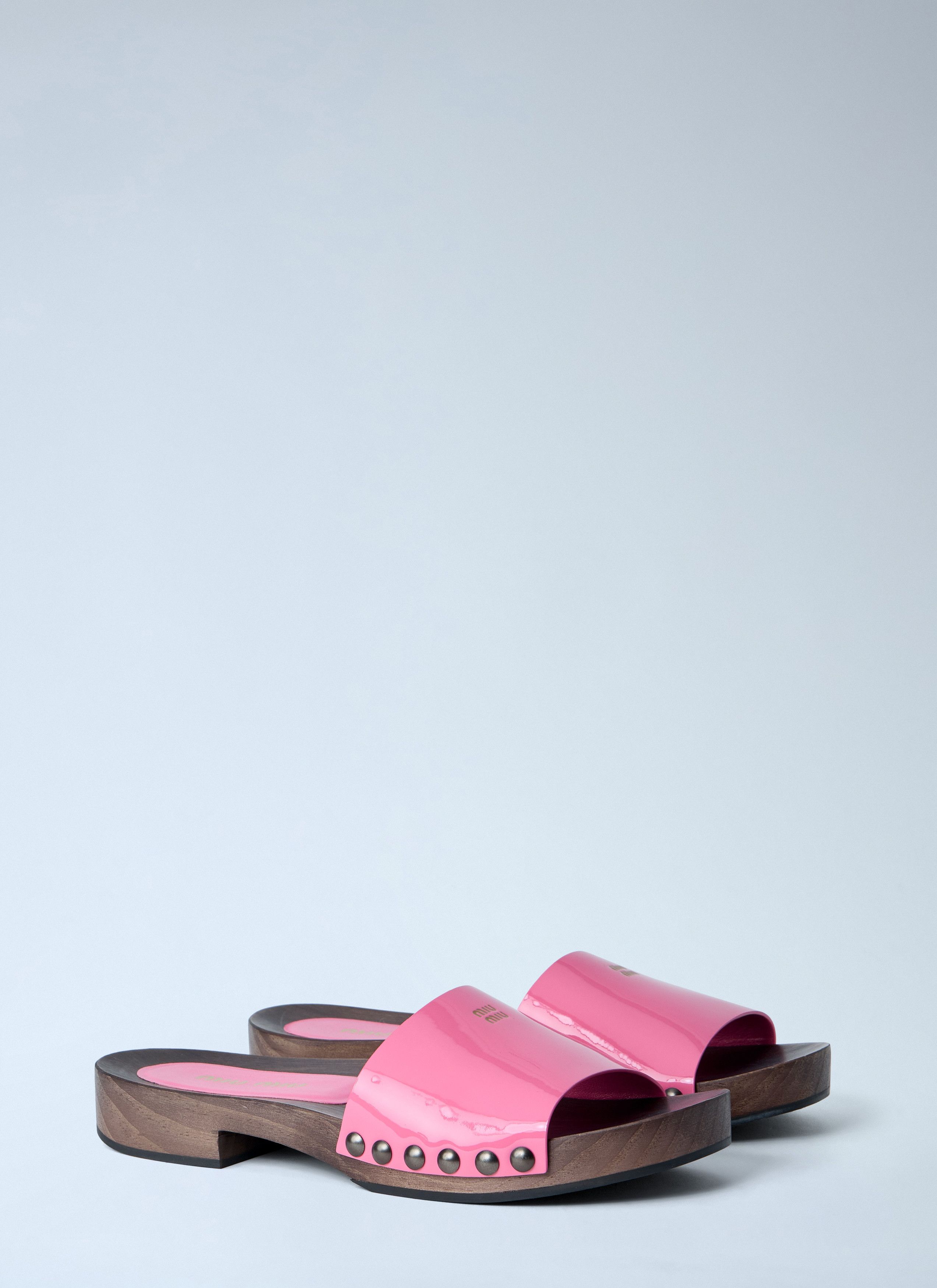 Miu Miu Studded Slide Sandals Size US 8 / IT 38 - 2 Thumbnail
