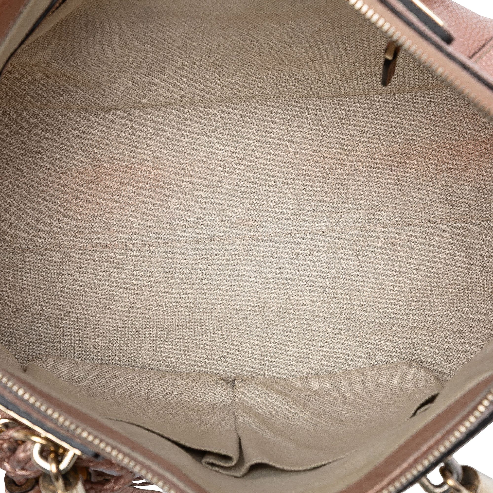Gucci Gucci Metallic Pebbled Calfskin Bella Satchel Size ONE SIZE - 4 Thumbnail