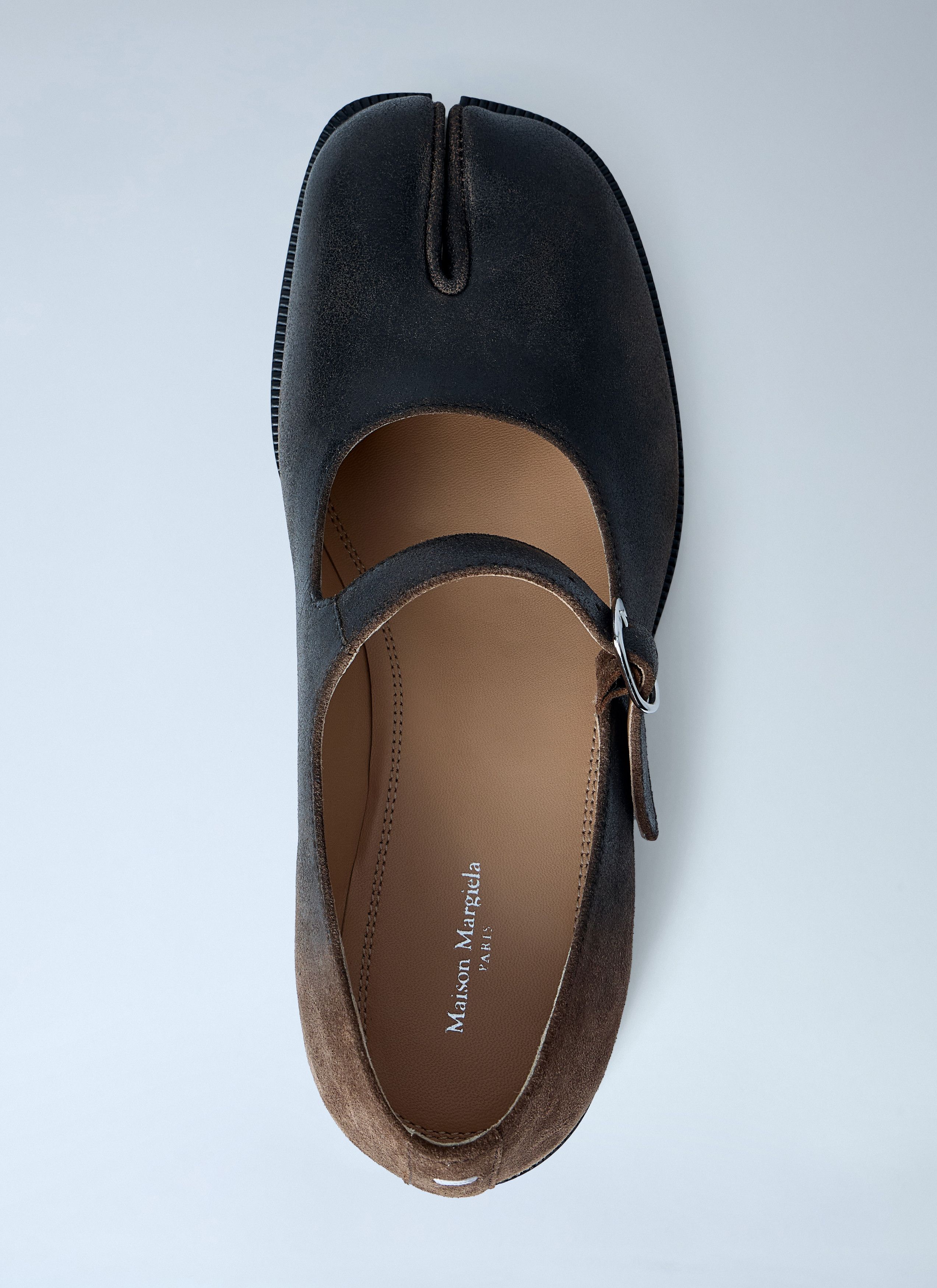 Maison Margiela Tabi Mary Jane Leather Flats Size US 8 / IT 38 - 6 Thumbnail