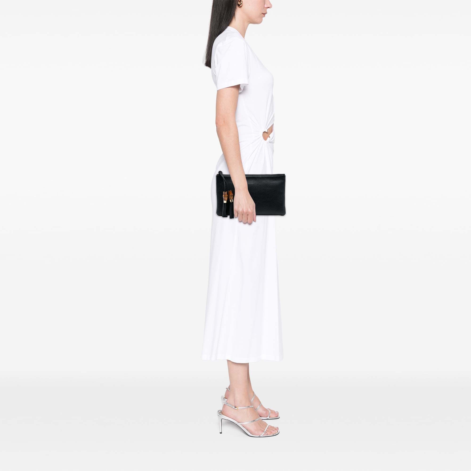 Gucci Gucci Calfskin Bamboo Clutch Size ONE SIZE - 8 Thumbnail