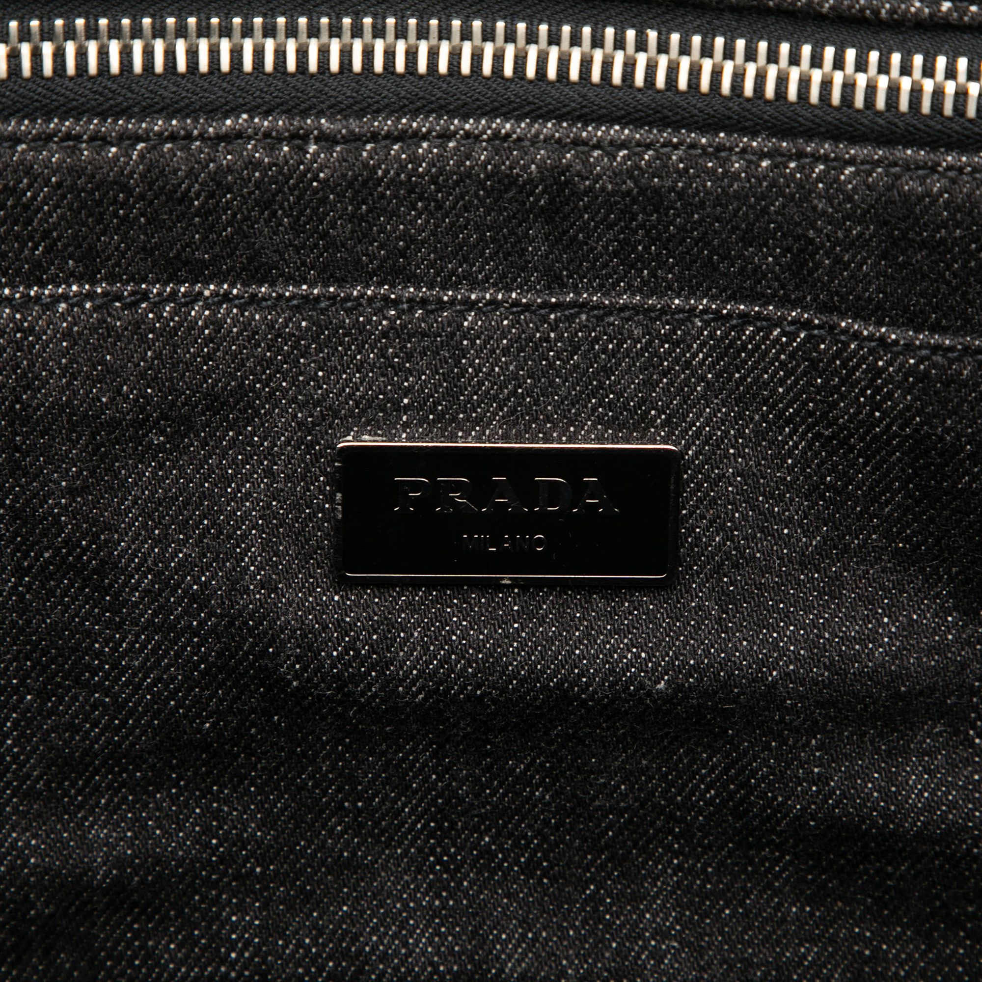 Prada Prada Denim Canapa Bijoux Satchel Size ONE SIZE - 5 Thumbnail