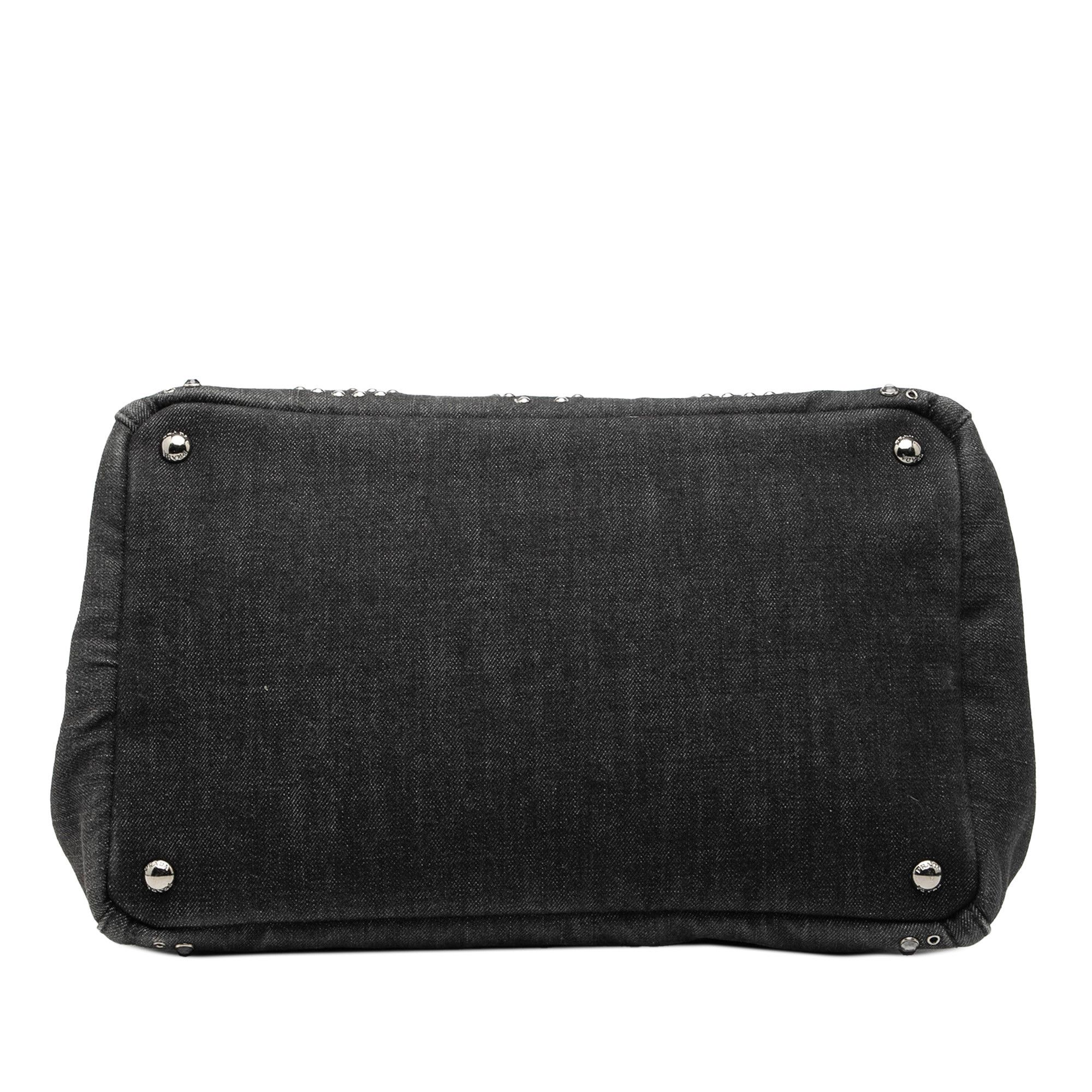 Prada Prada Denim Canapa Bijoux Satchel Size ONE SIZE - 3 Thumbnail