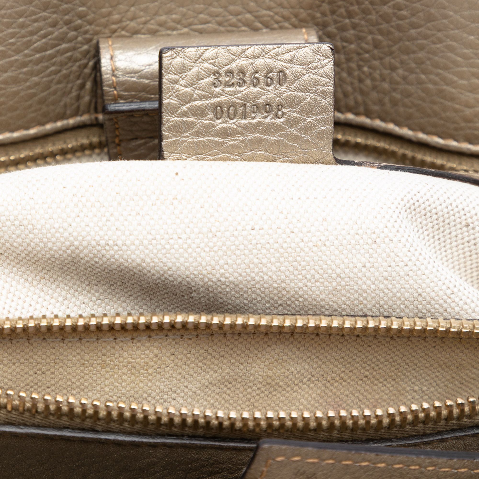 Gucci Gucci Medium Calfskin Bamboo Shopper Satchel Size ONE SIZE - 6 Thumbnail