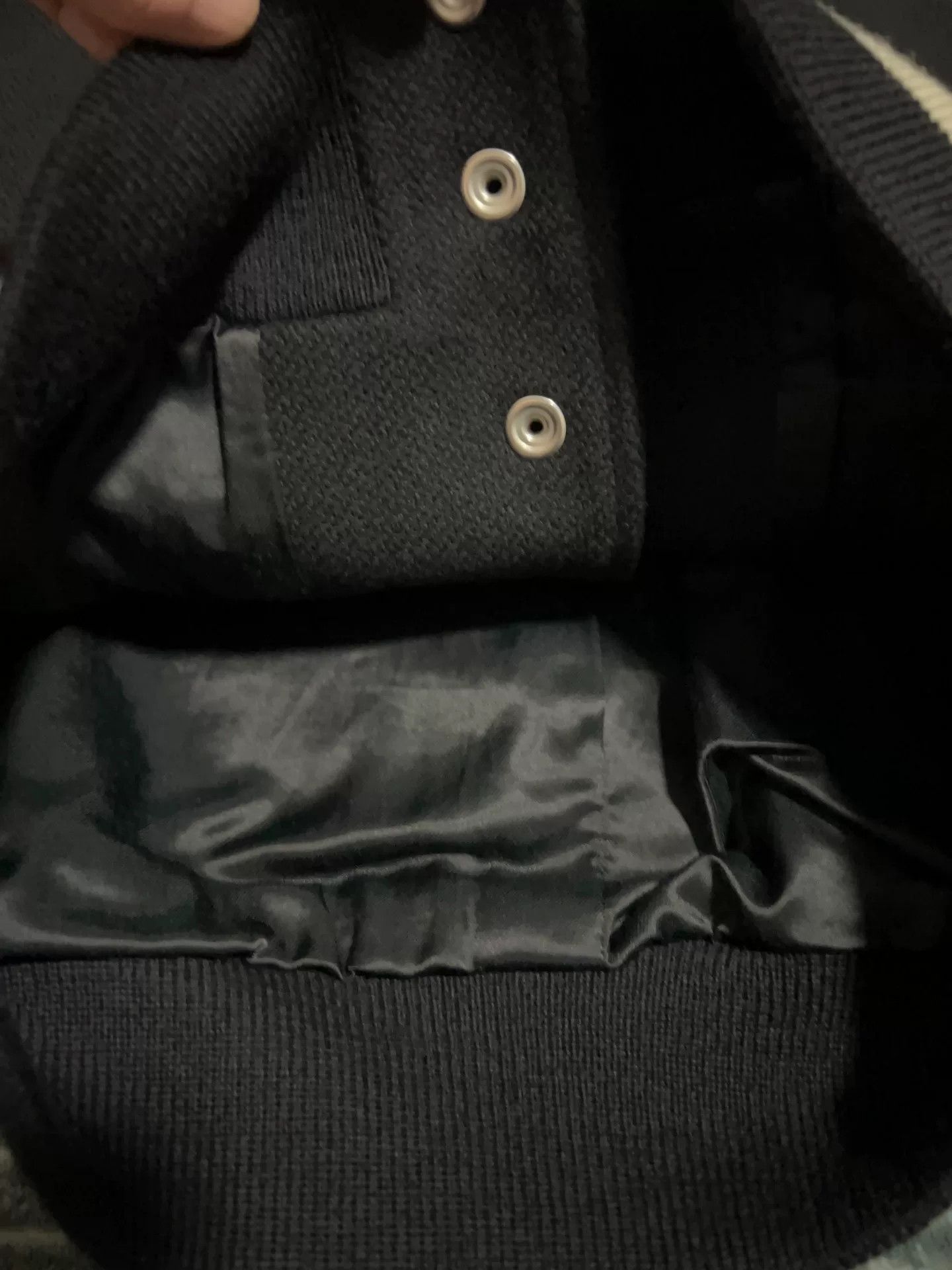 Saint Laurent Paris Black and White Baseball Jacket Size US M / EU 48-50 / 2 - 4 Thumbnail