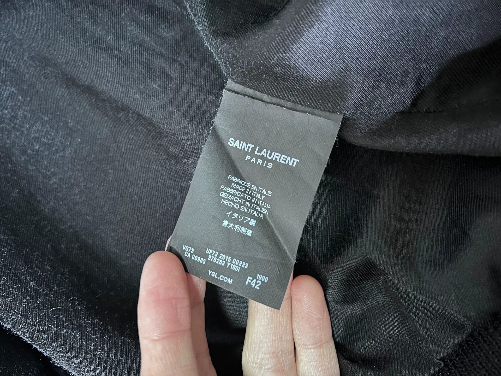 Saint Laurent Paris Saint Laurent Classic Black and White Baseball Jacket Size US XS / EU 42 / 0 - 3 Thumbnail