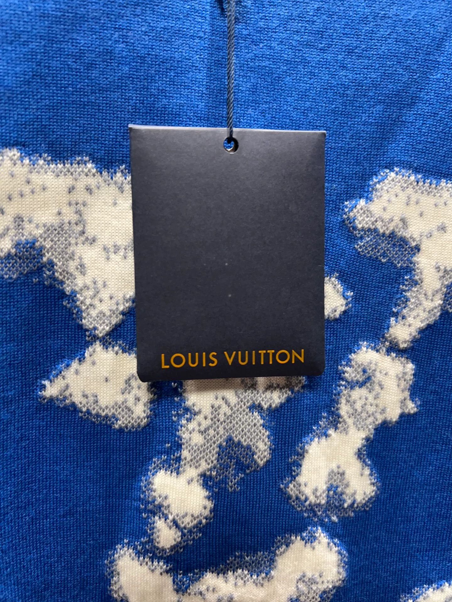 Louis Vuitton Louis Vuitton Blue Cloud Knit T-Shirt Size US M / EU 48-50 / 2 - 4 Thumbnail