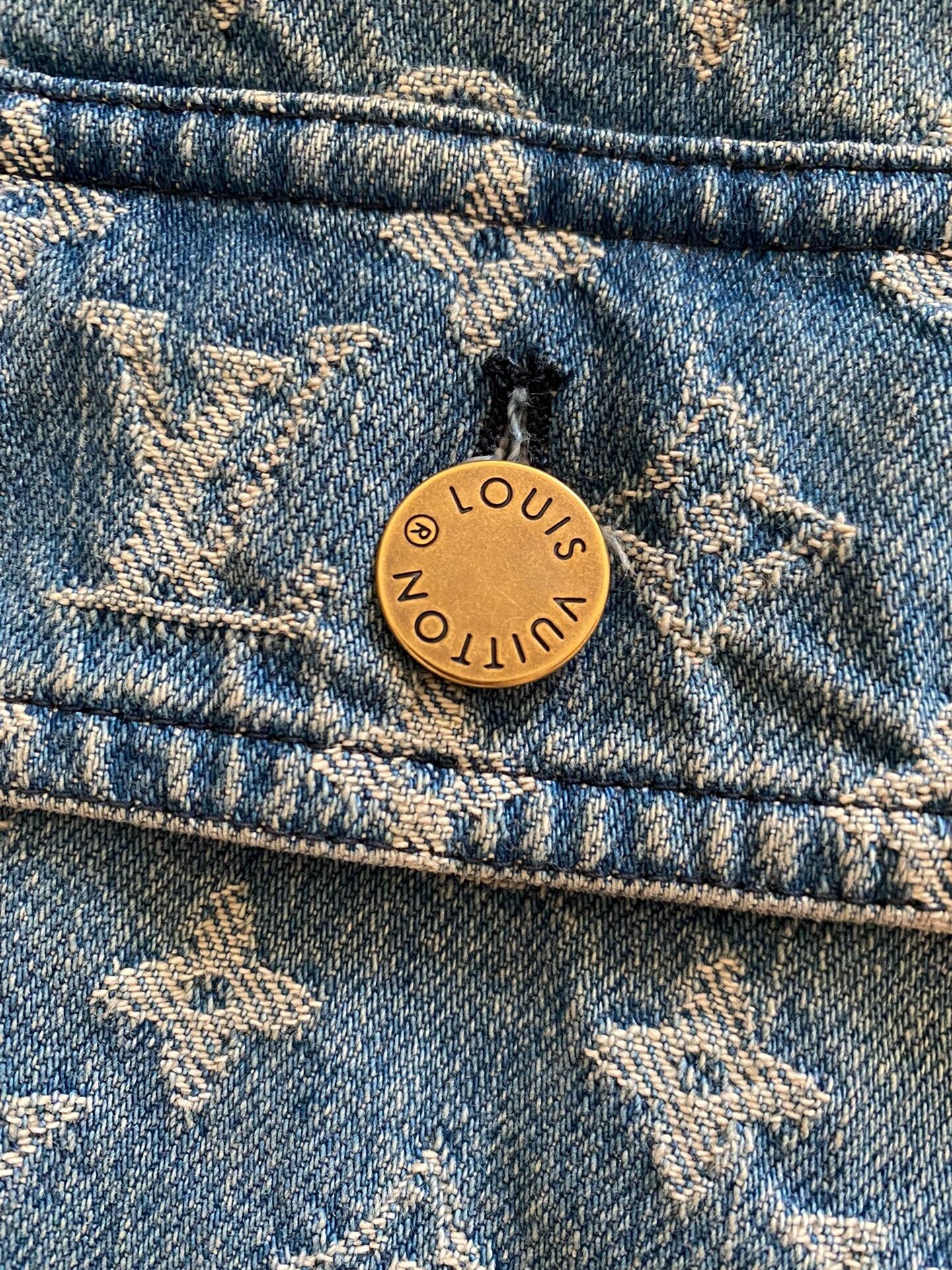 Louis Vuitton Louis Vuitton Supreme Denim Jacket Size 44 Size US S / EU 44-46 / 1 - 2 Thumbnail