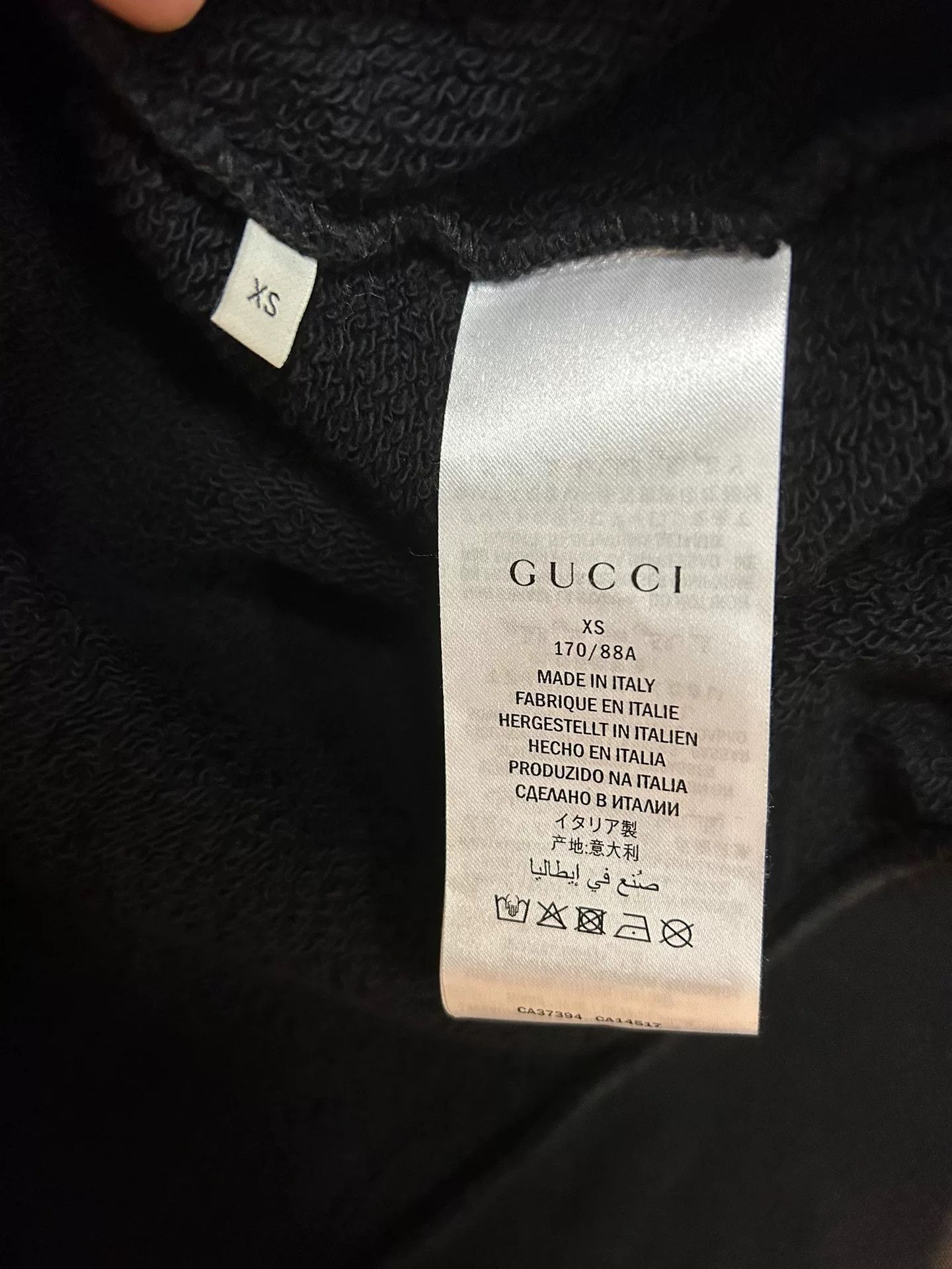 Gucci Gucci Alien Black Hoodie Size US XS / EU 42 / 0 - 3 Thumbnail