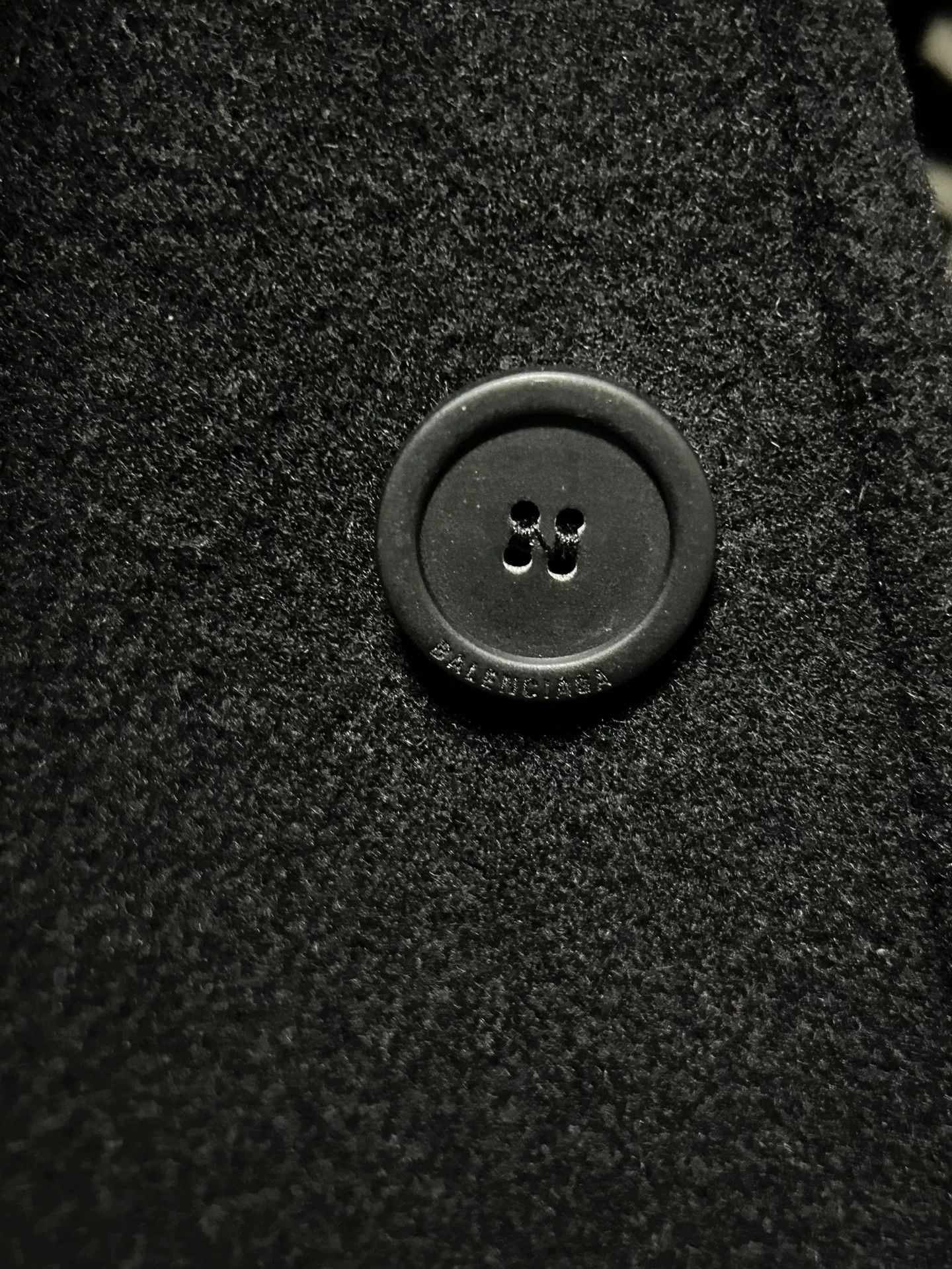 Balenciaga Balenciaga Logo Wool Coat Size 36 Size XS / US 0-2 / IT 36-38 - 4 Thumbnail
