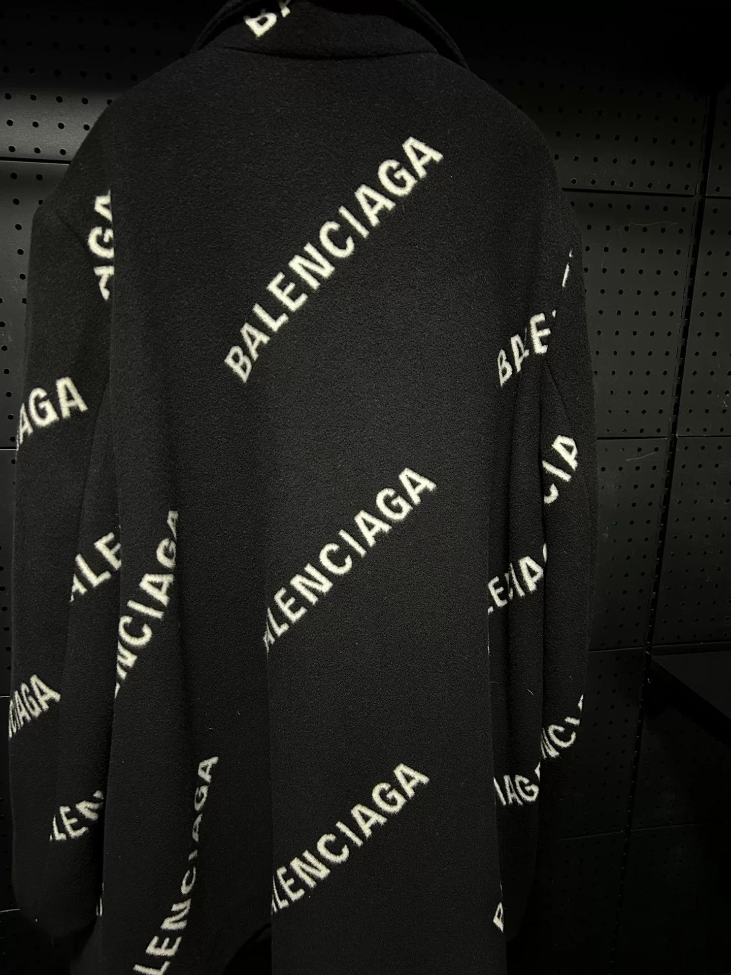 Balenciaga Balenciaga Logo Wool Coat Size 36 Size XS / US 0-2 / IT 36-38 - 5 Thumbnail