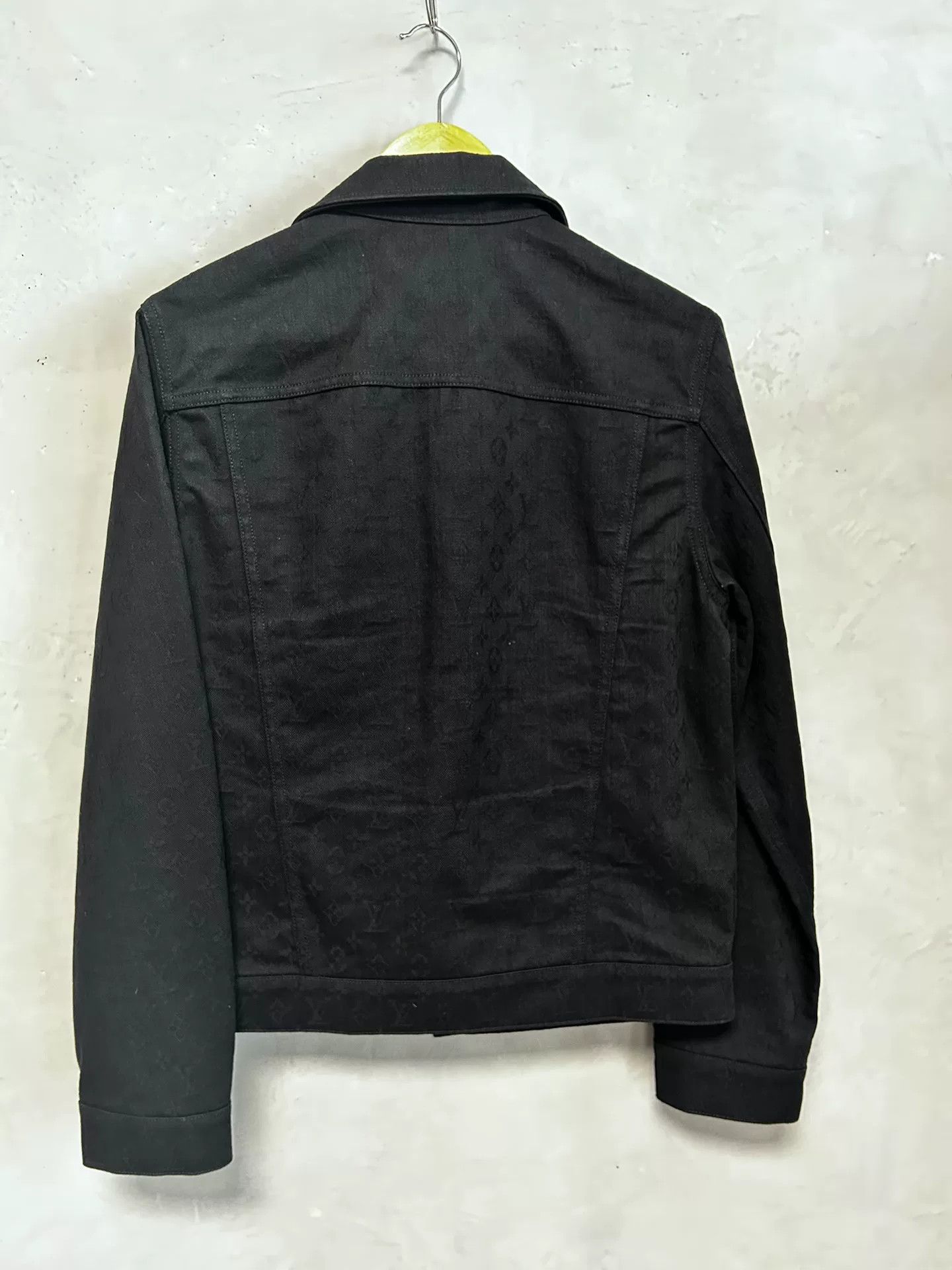 Louis Vuitton Louis Vuitton Black Patterned Denim Jacket Size US S / EU 44-46 / 1 - 2 Thumbnail