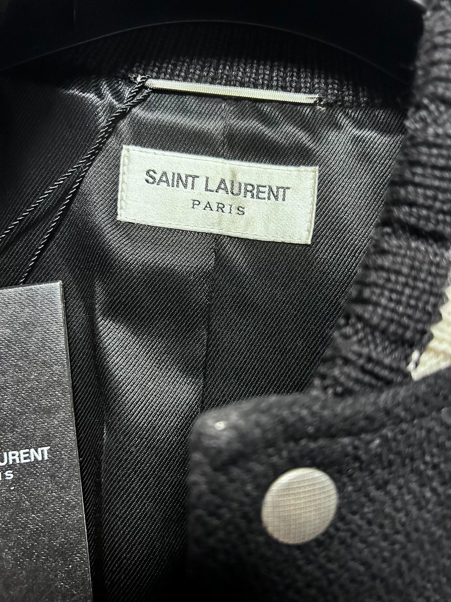 Saint Laurent Paris Saint Laurent Classic Signature Baseball Jacket Size US M / EU 48-50 / 2 - 2 Thumbnail