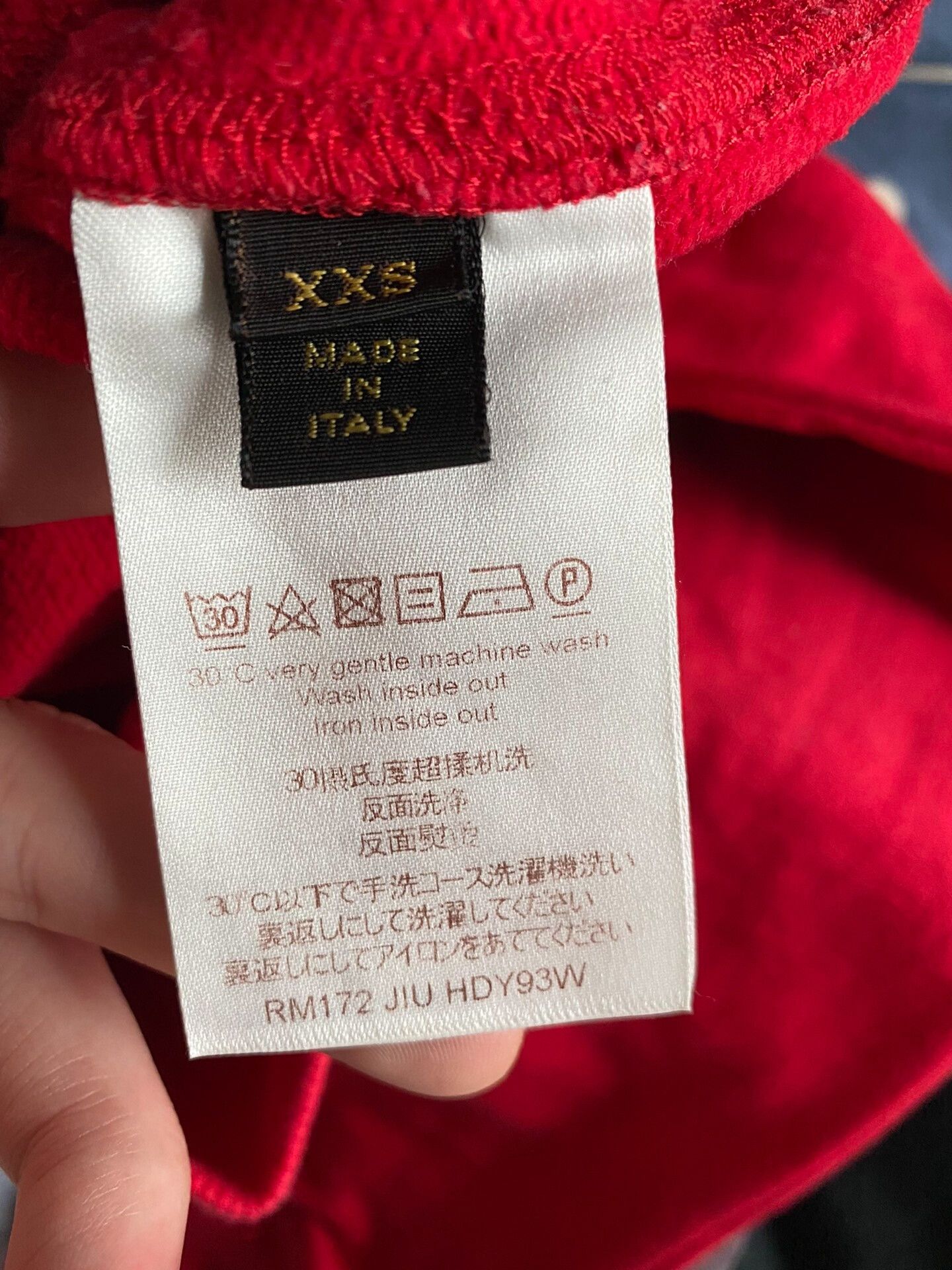 Louis Vuitton LV Supreme Red Sweatshirt XXS Size US XXS / EU 40 - 5 Thumbnail