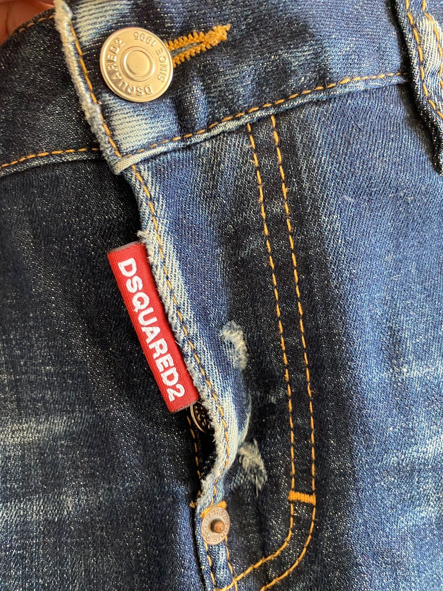 Dsquared2 DSQUARED2 Distressed Denim Jeans Size 40 Size US 26 / EU 42 - 2 Thumbnail