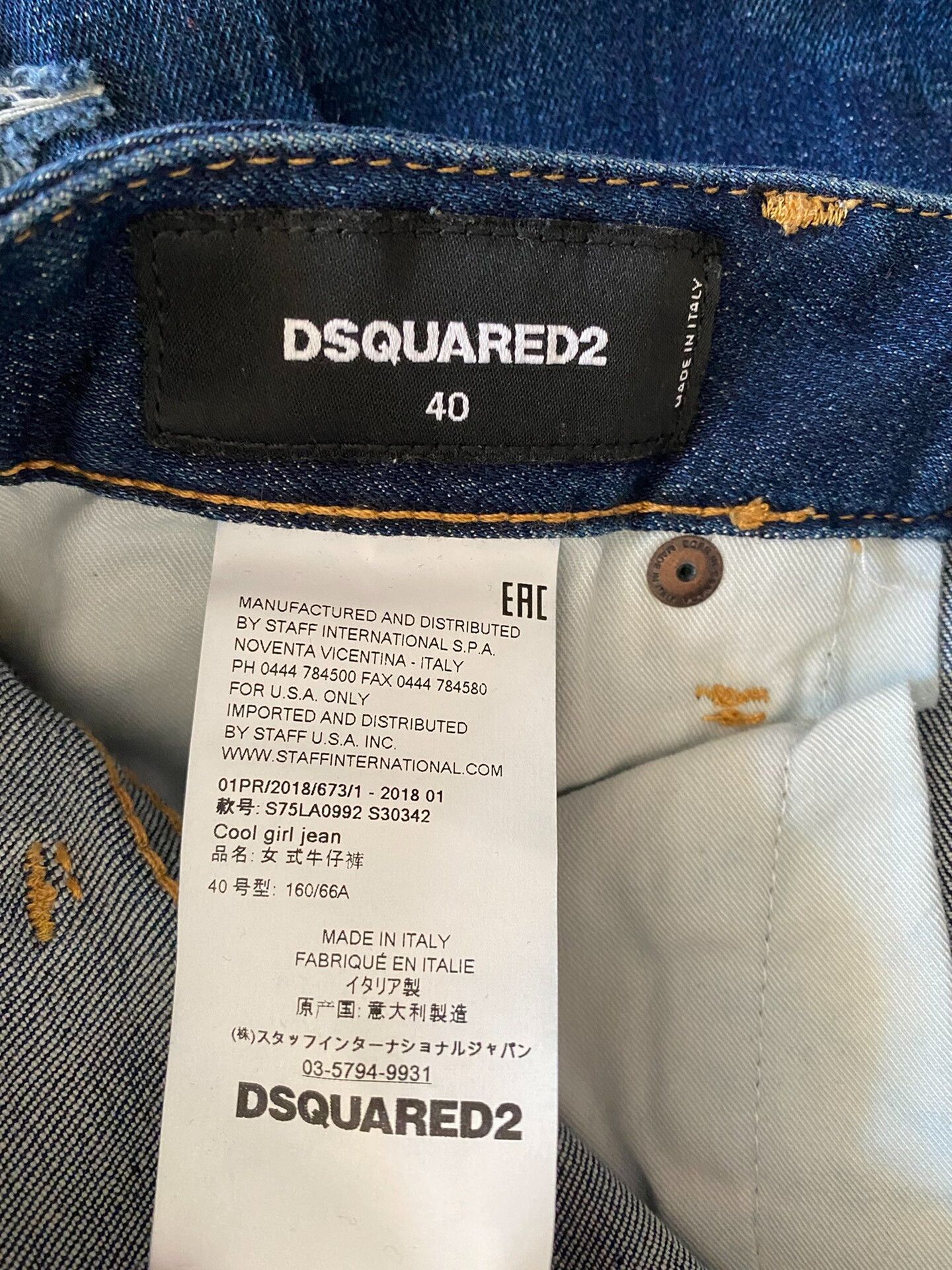 Dsquared2 DSQUARED2 Distressed Denim Jeans Size 40 Size US 26 / EU 42 - 3 Thumbnail