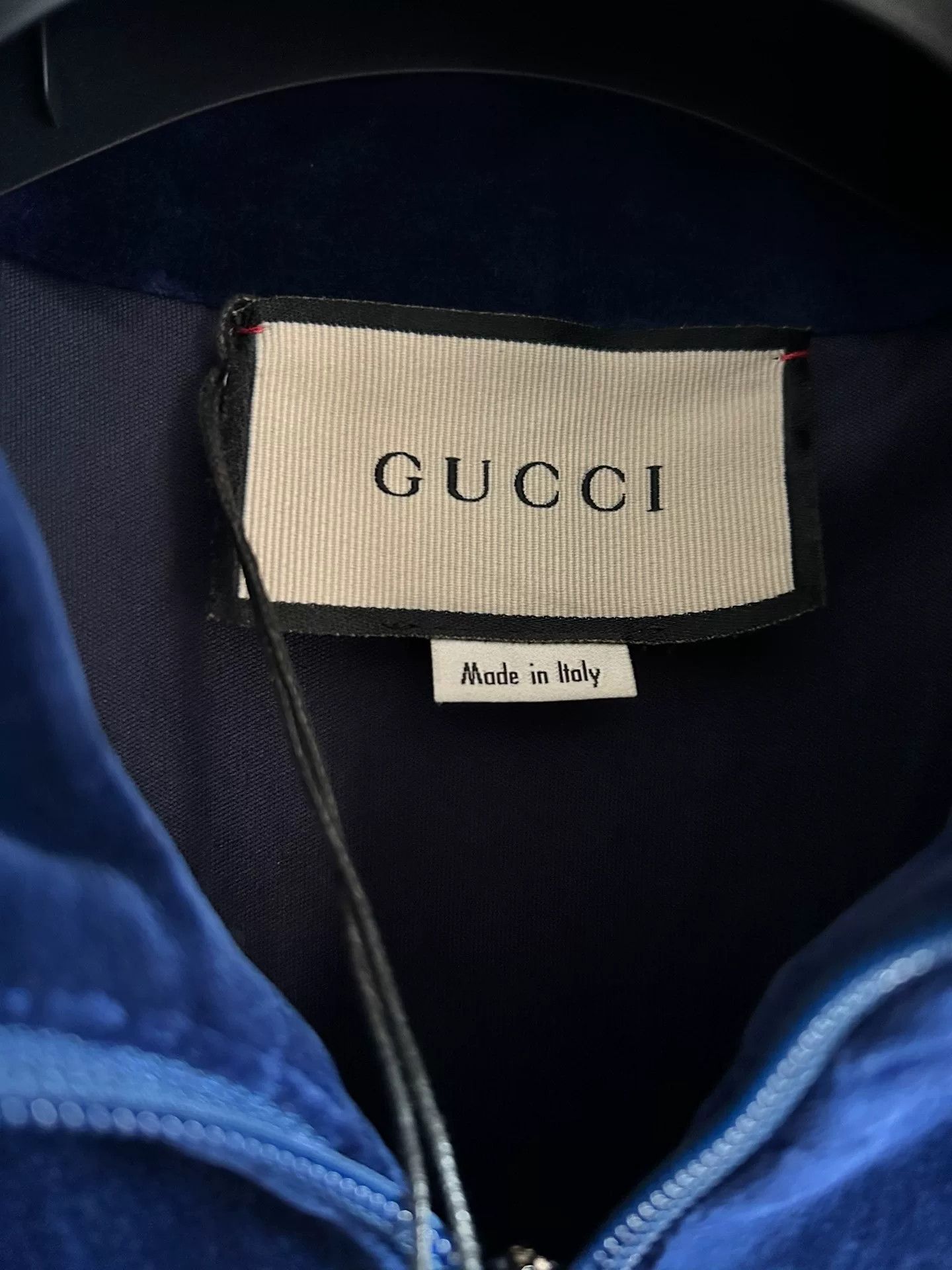 Gucci Gucci Blue Velvet Jacket for Men Size US M / EU 48-50 / 2 - 2 Thumbnail