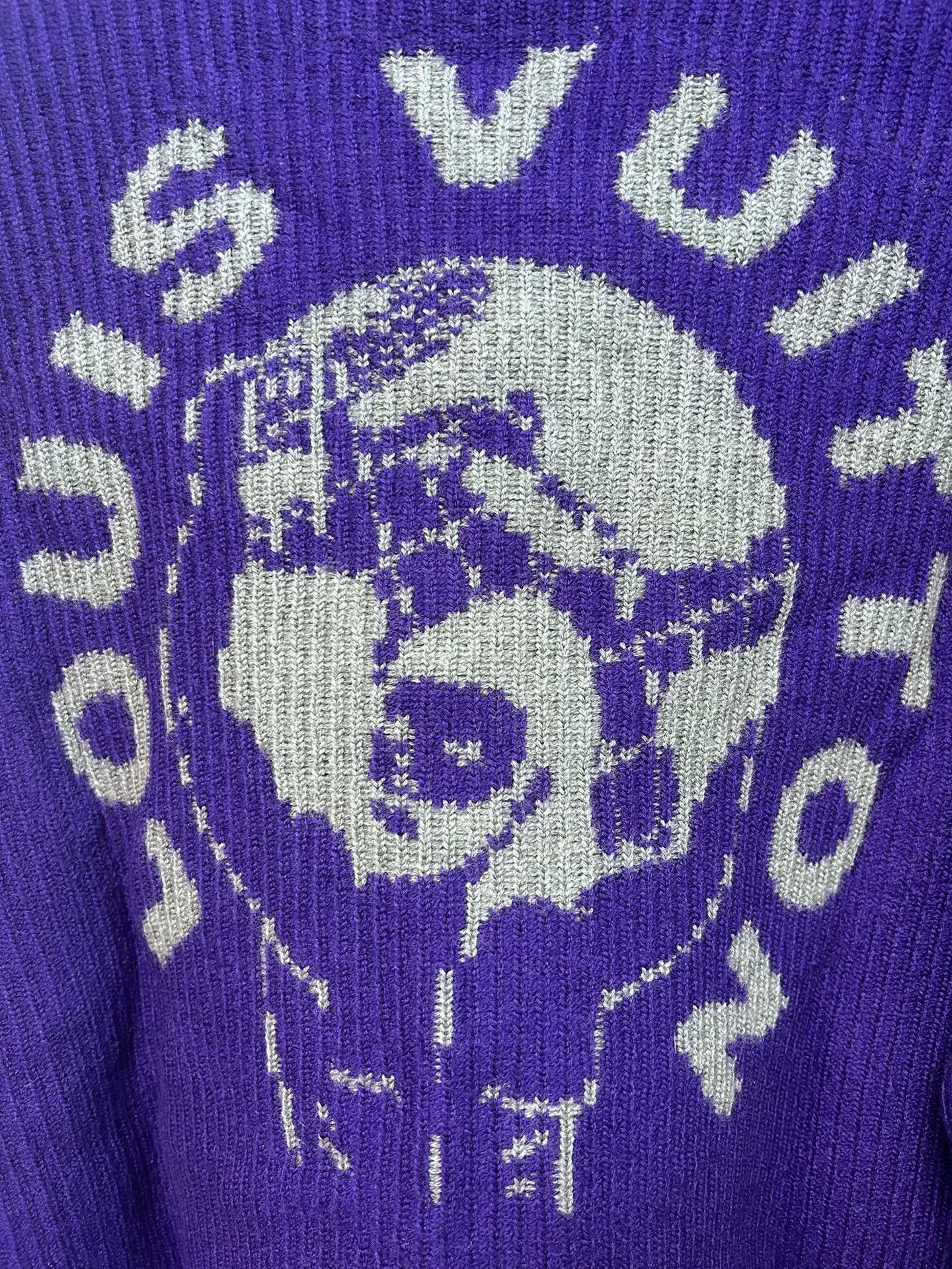 Louis Vuitton Louis Vuitton Purple Earth Sweater Limited Edition Size US XL / EU 56 / 4 - 3 Thumbnail