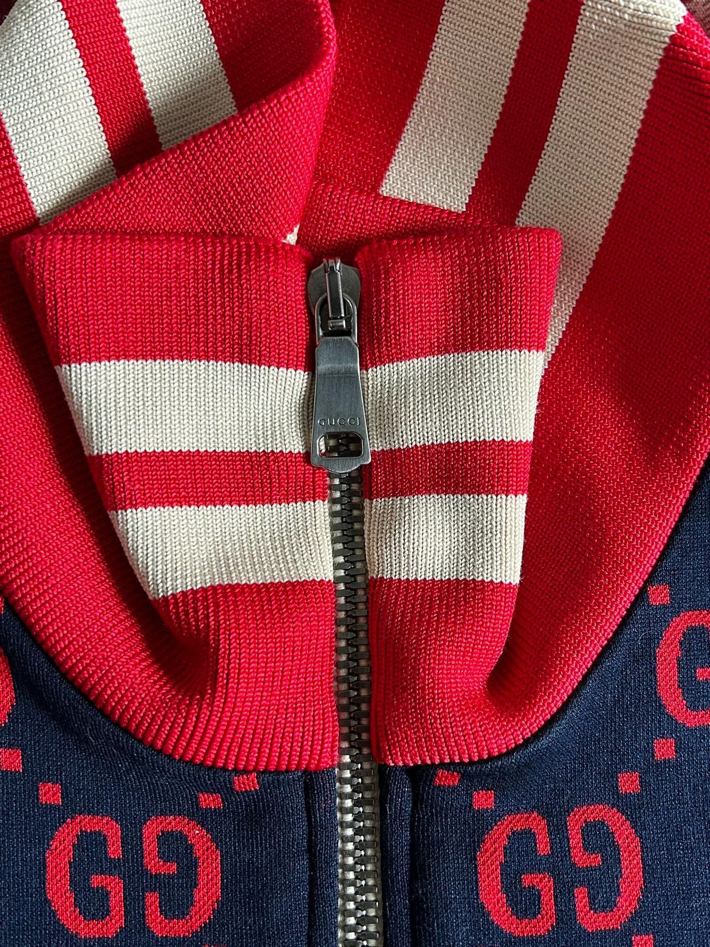 Gucci Gucci Red Logo School Jacket XL Size US XL / EU 56 / 4 - 4 Thumbnail