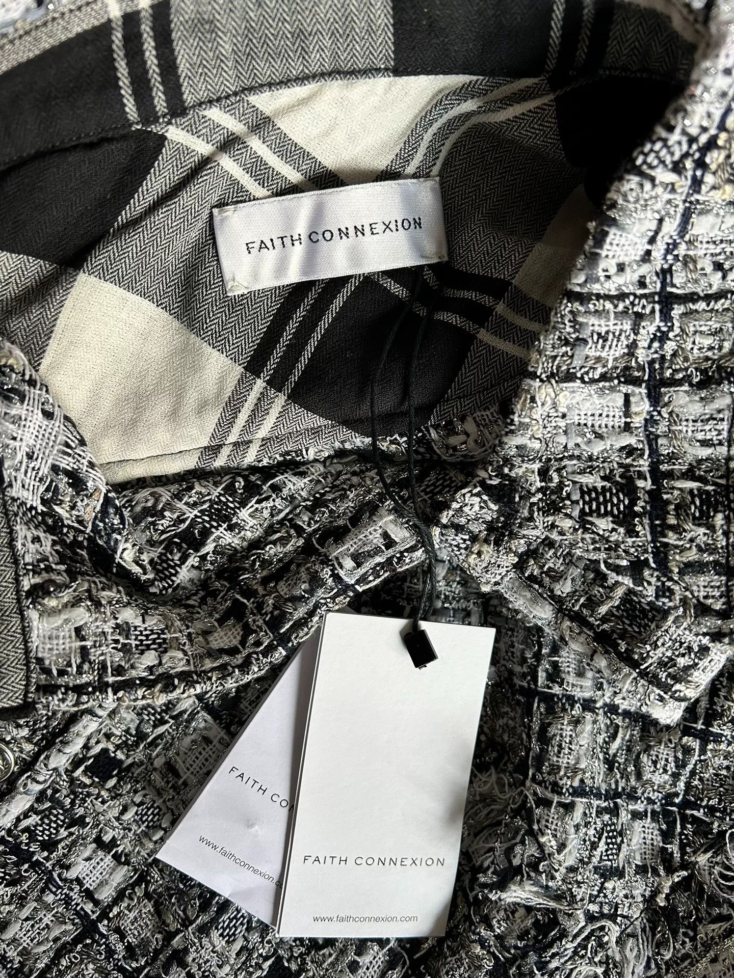 Faith Connexion Faith Connexion Silver Tweed Shirt Size M / US 6-8 / IT 42-44 - 5 Thumbnail