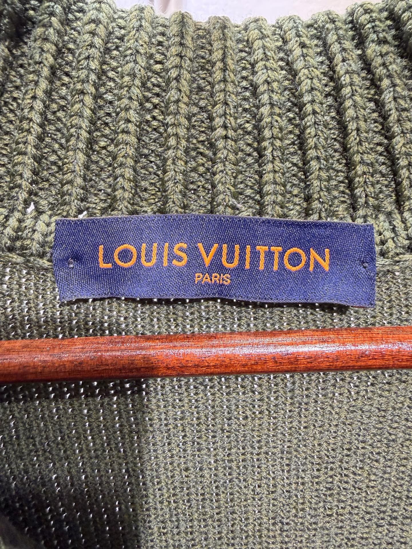 Louis Vuitton Louis Vuitton Nigo Collaboration Green Sweater Size US M / EU 48-50 / 2 - 6 Thumbnail