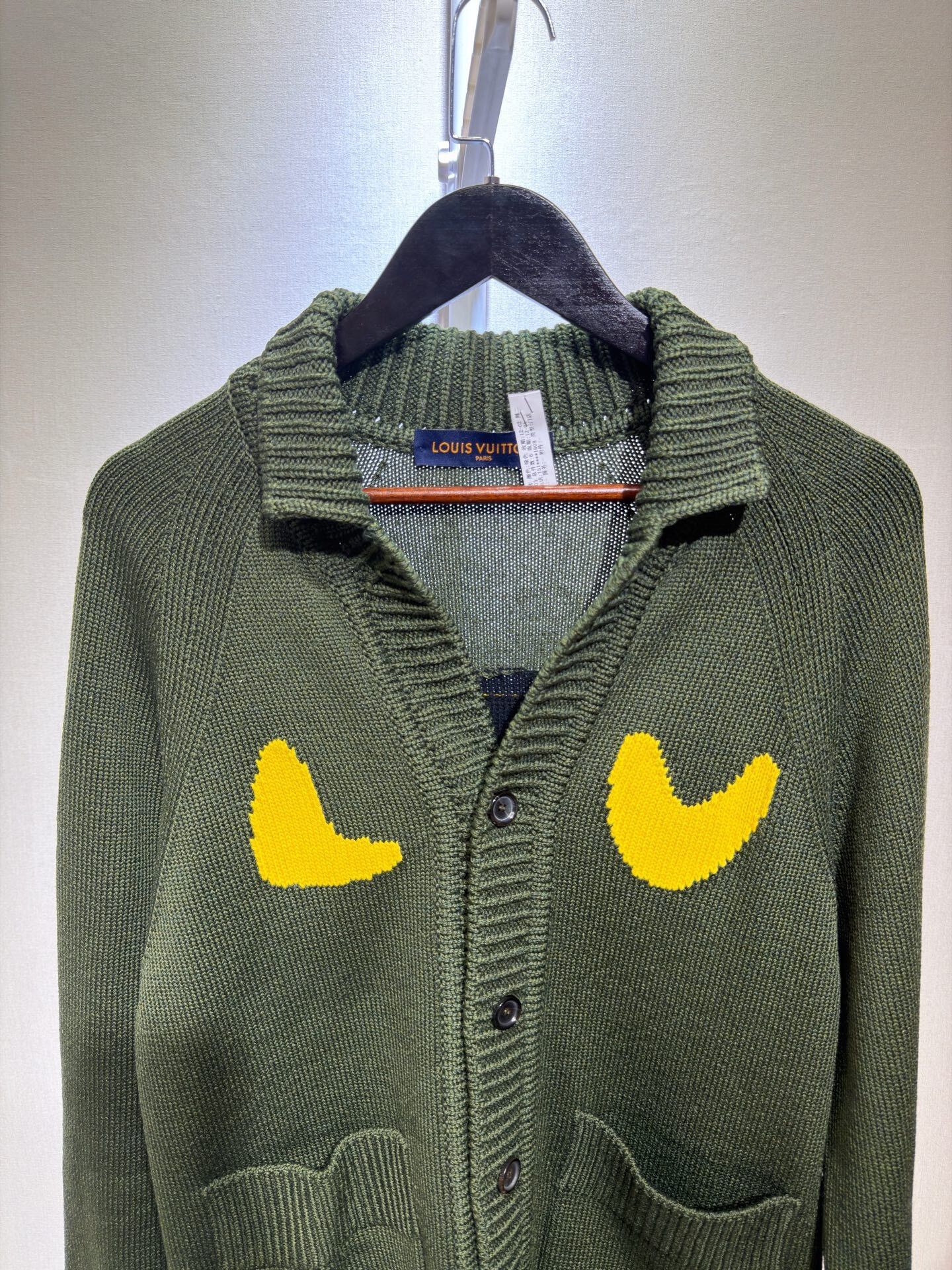 Louis Vuitton Louis Vuitton Nigo Collaboration Green Sweater Size US M / EU 48-50 / 2 - 3 Thumbnail