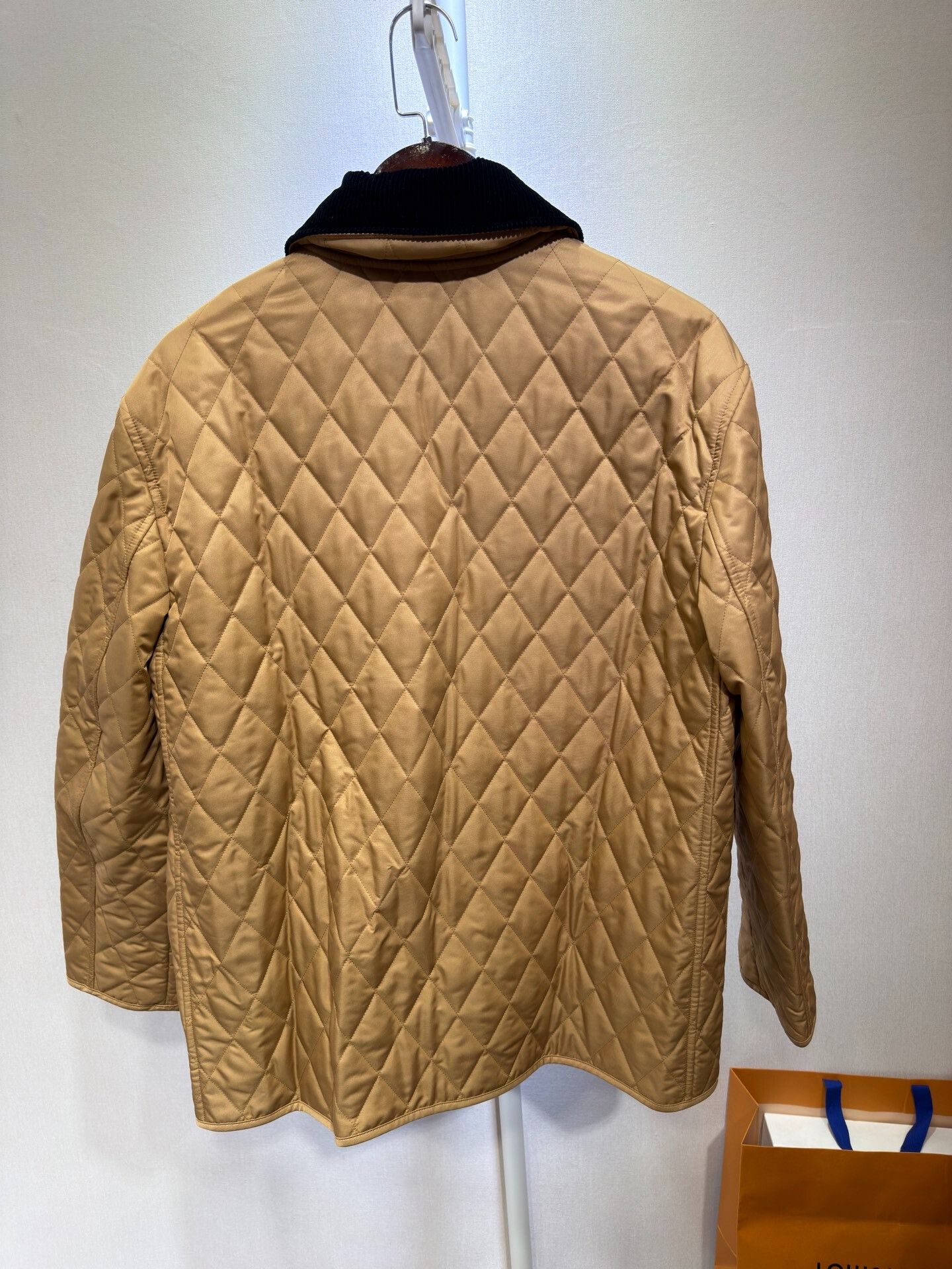 Burberry Burberry Beige Quilted Cotton Coat XL Size US XL / EU 56 / 4 - 2 Thumbnail