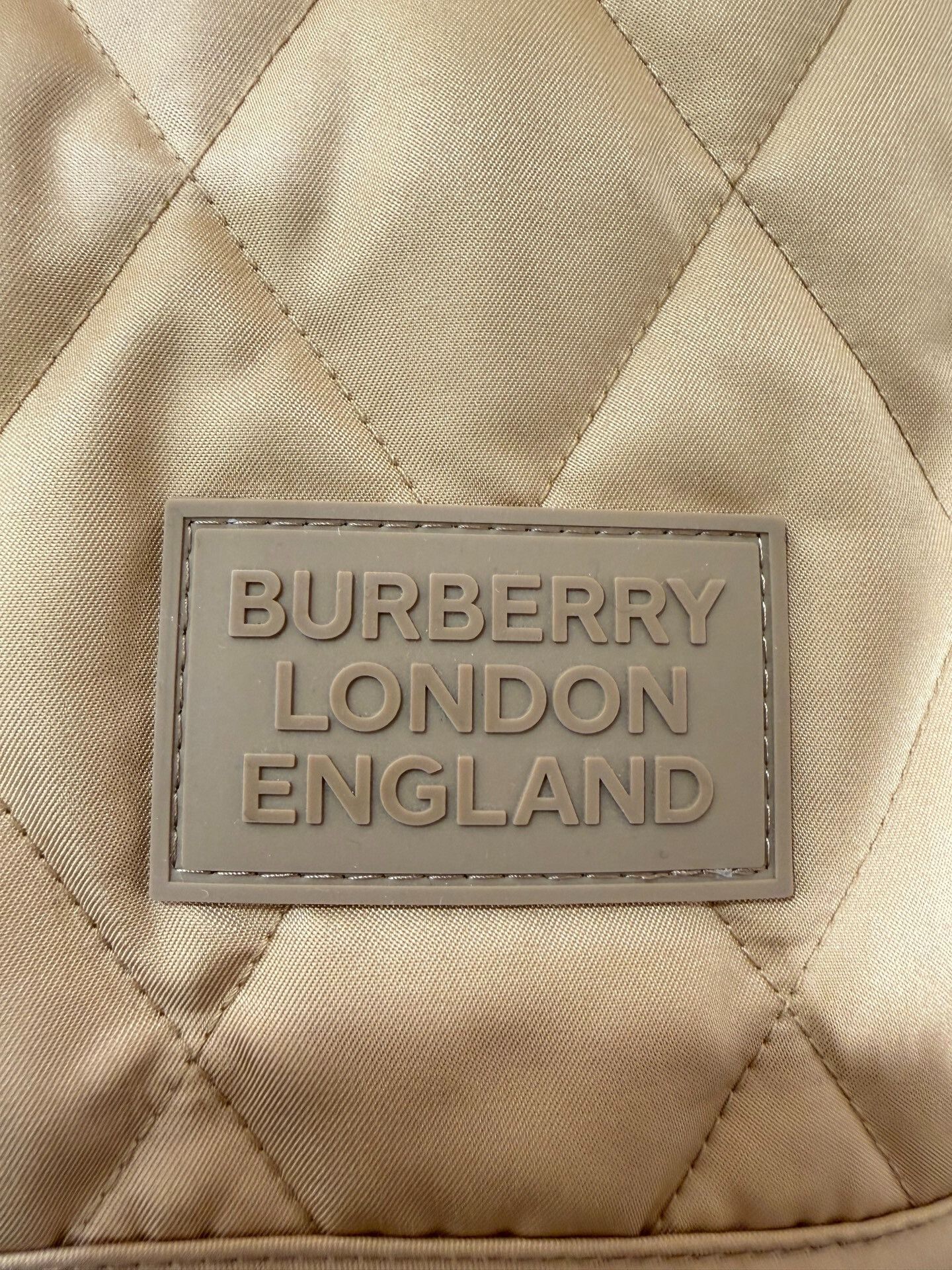Burberry Burberry Beige Quilted Cotton Coat XL Size US XL / EU 56 / 4 - 4 Thumbnail