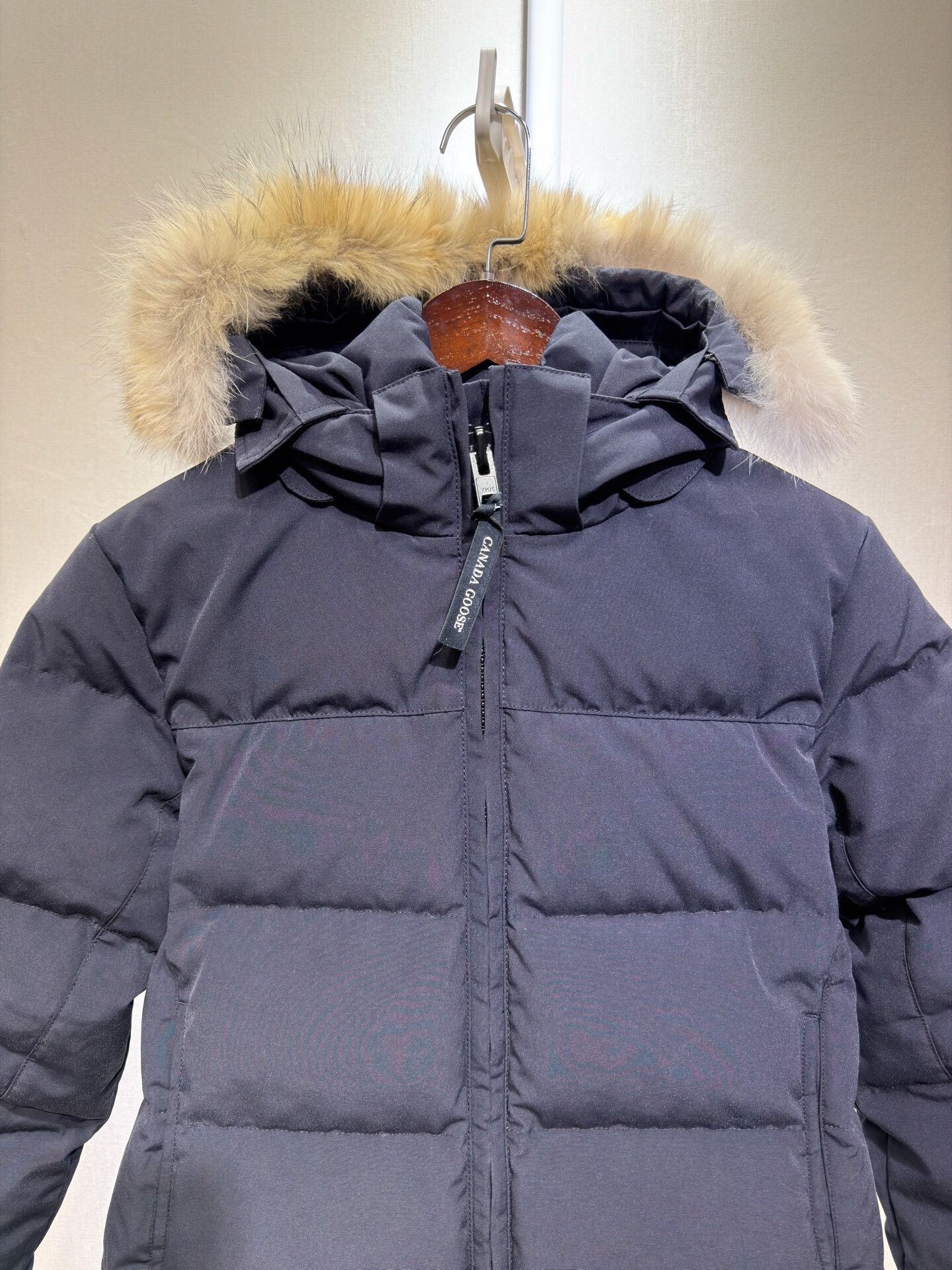 Canada Goose Canada Goose Navy Blue Hooded Down Jacket Size US M / EU 48-50 / 2 - 3 Thumbnail