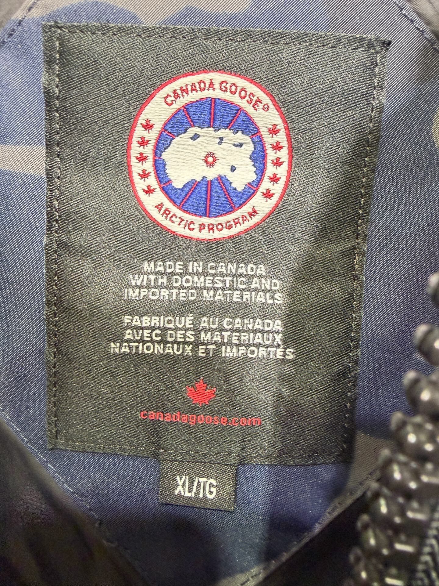 Canada Goose Canada Goose Maitland Blue Camo Down Jacket Size US XL / EU 56 / 4 - 6 Thumbnail