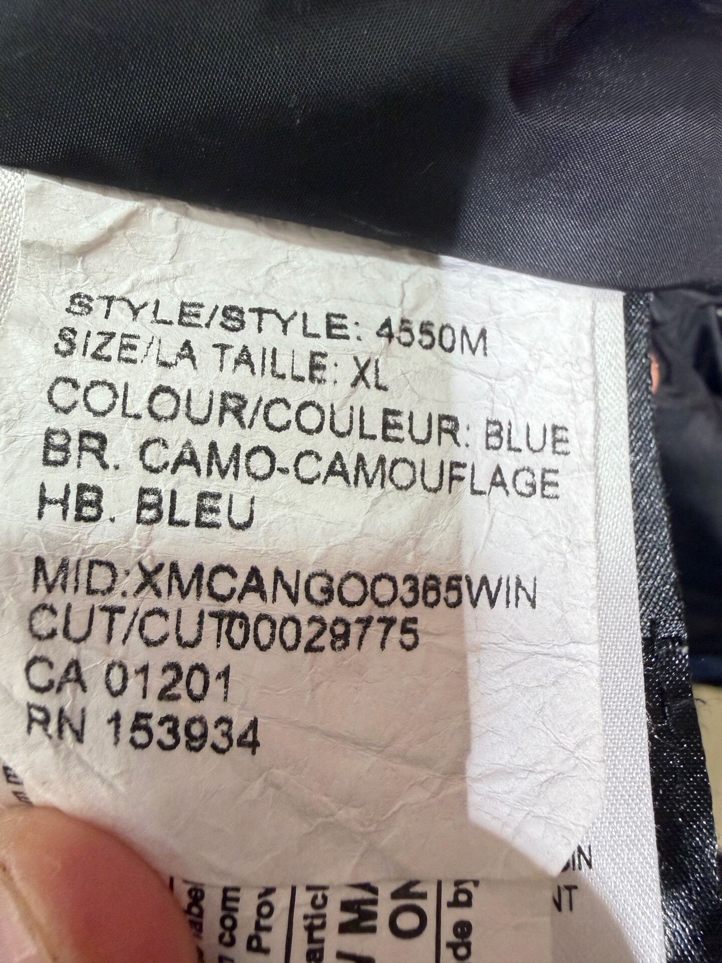 Canada Goose Canada Goose Maitland Blue Camo Down Jacket Size US XL / EU 56 / 4 - 7 Thumbnail