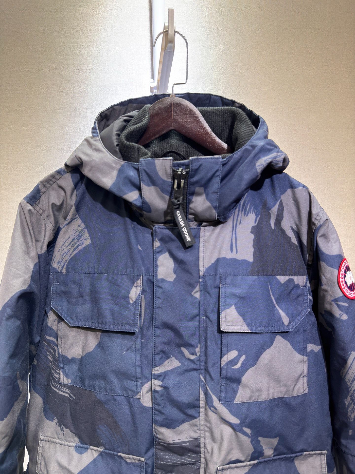 Canada Goose Canada Goose Maitland Blue Camo Down Jacket Size US XL / EU 56 / 4 - 3 Thumbnail