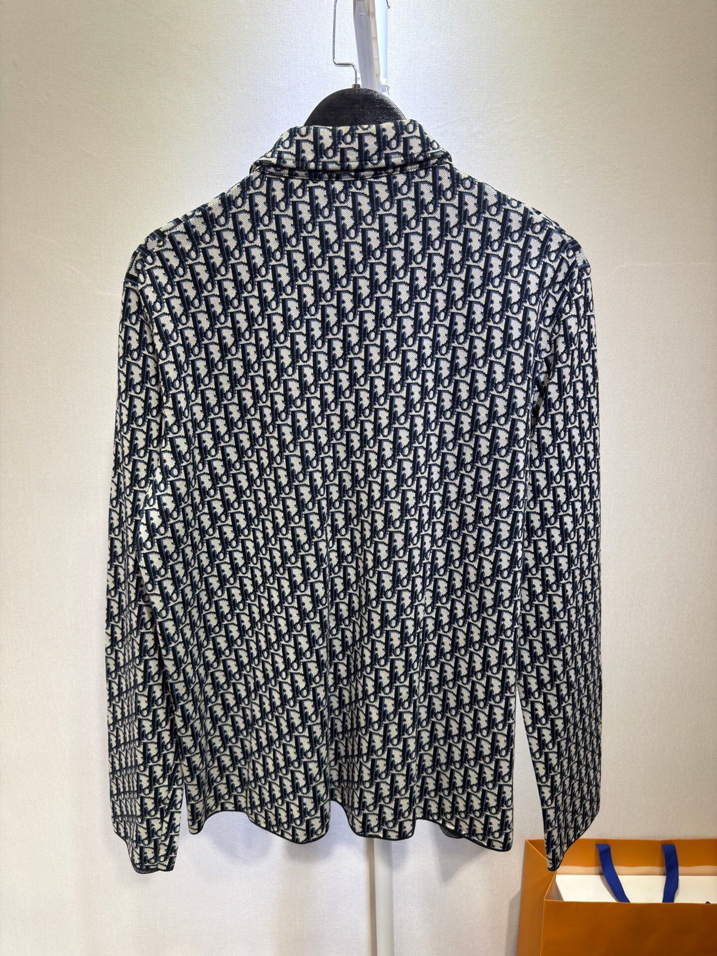 Dior Dior Black Monogram Knit Shirt Size M Size US M / EU 48-50 / 2 - 2 Thumbnail