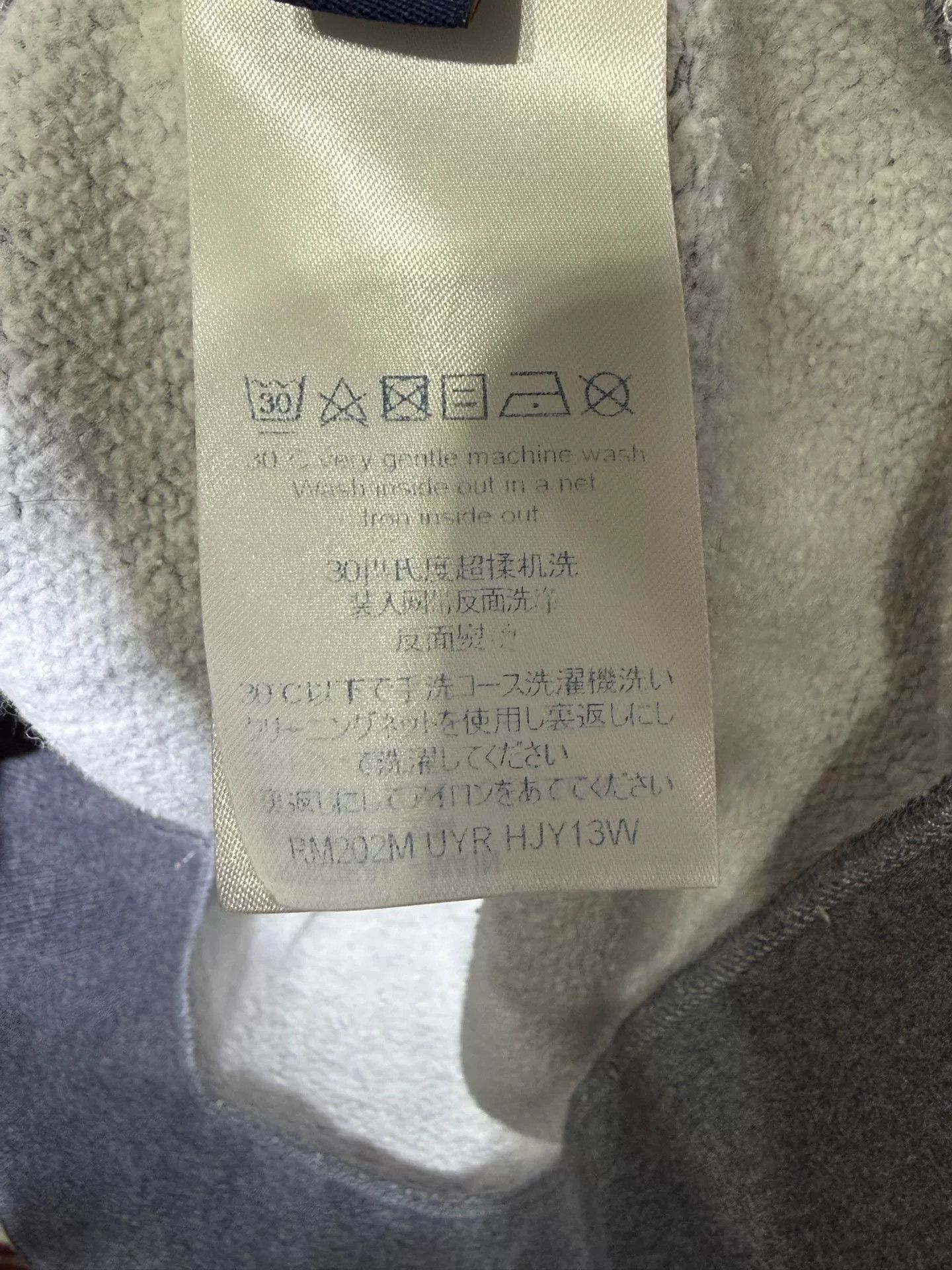 Louis Vuitton Louis Vuitton Nigo Gray Printed Sweatshirt Size US M / EU 48-50 / 2 - 5 Thumbnail