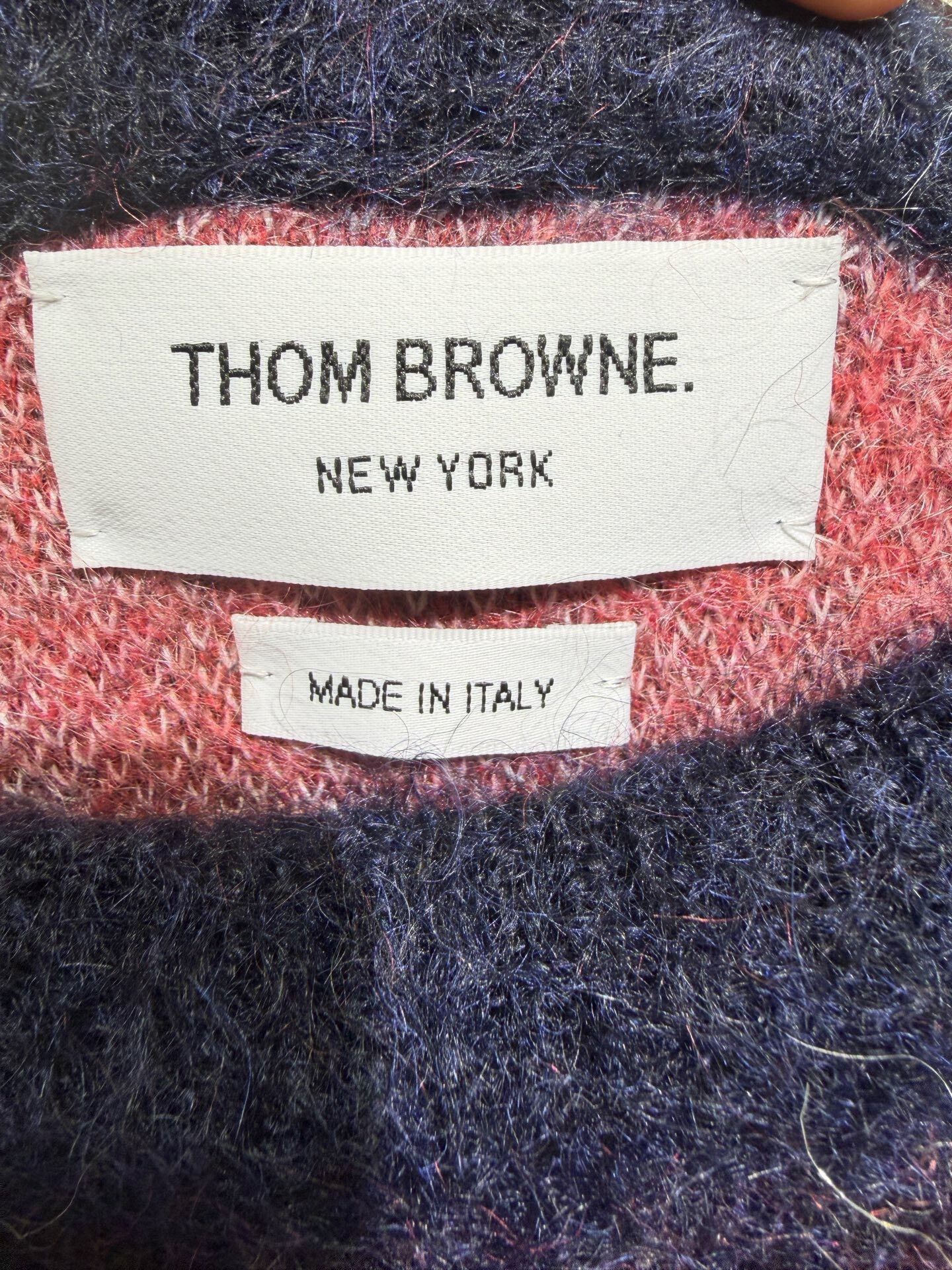 Thom Browne Thom Browne Blue Long Sleeve Sweater Size US S / EU 44-46 / 1 - 5 Thumbnail