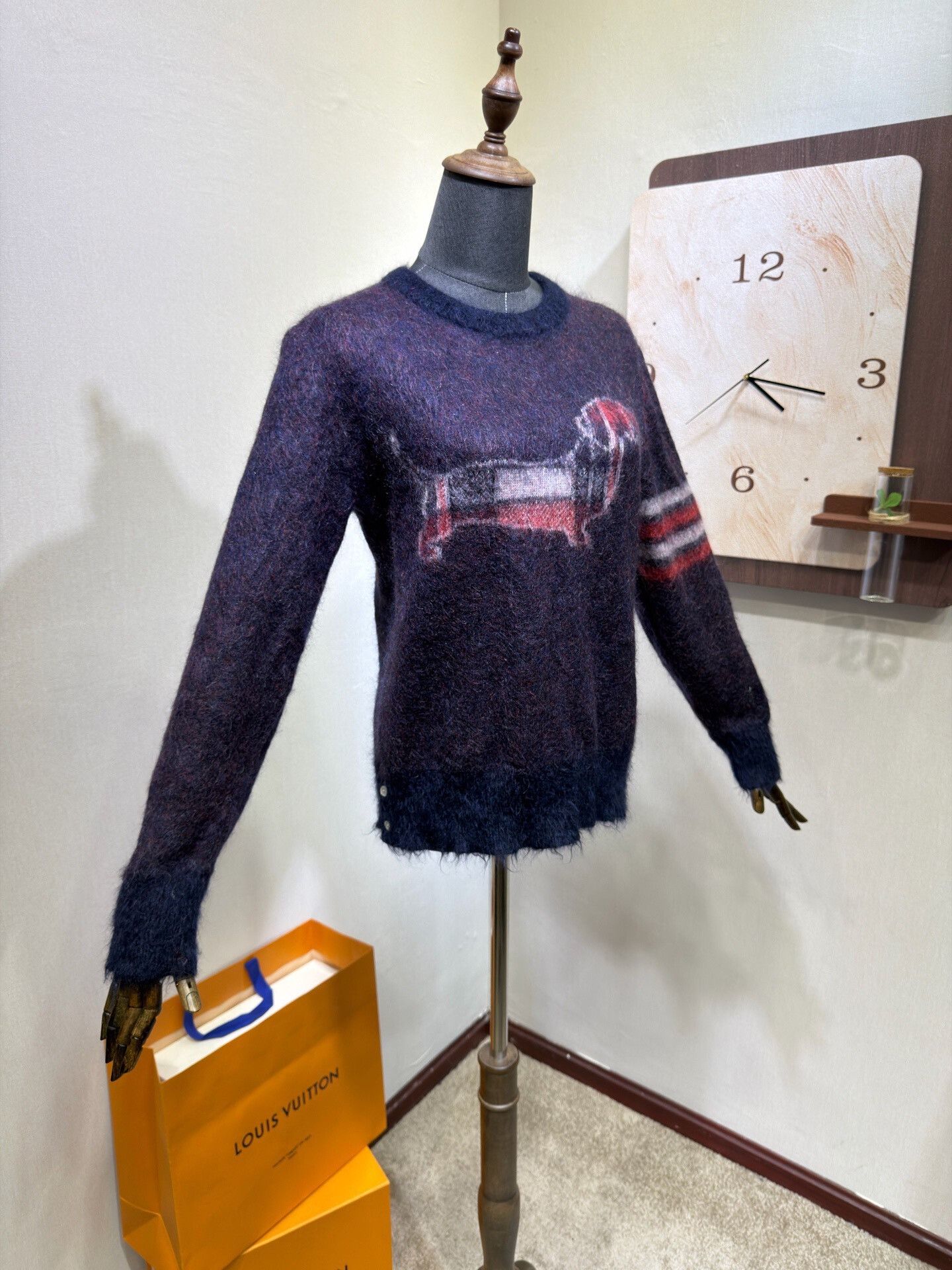 Thom Browne Thom Browne Blue Long Sleeve Sweater Size US S / EU 44-46 / 1 - 2 Thumbnail