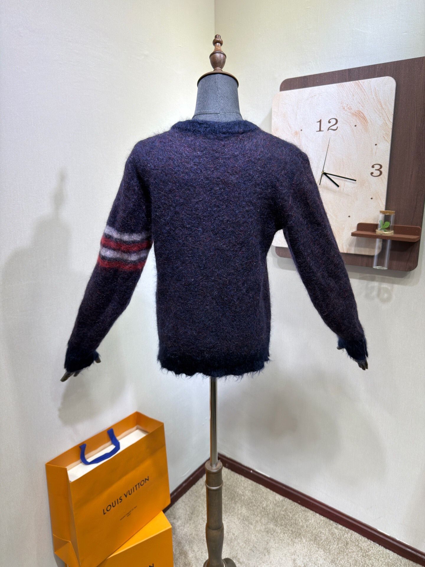 Thom Browne Thom Browne Blue Long Sleeve Sweater Size US S / EU 44-46 / 1 - 4 Thumbnail