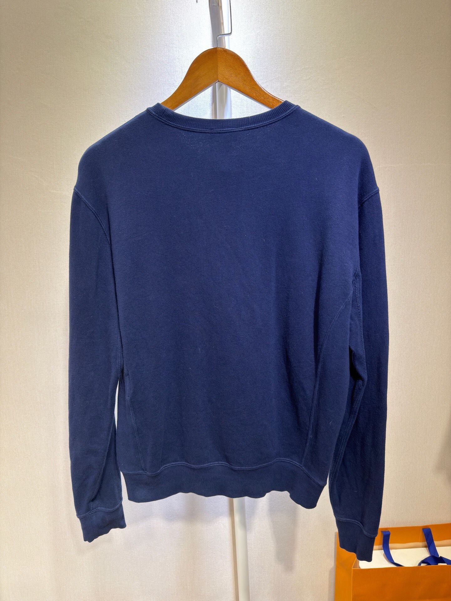 Saint Laurent Paris Saint Laurent Blue Printed Sweatshirt Size M Size US M / EU 48-50 / 2 - 2 Thumbnail
