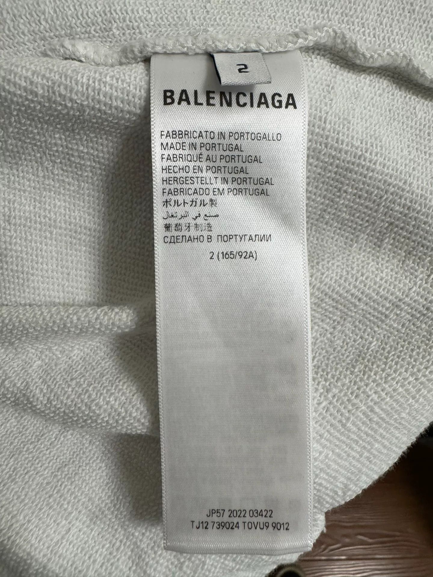 Balenciaga Balenciaga White Hoodie with Logo Detail Size M / US 6-8 / IT 42-44 - 6 Thumbnail