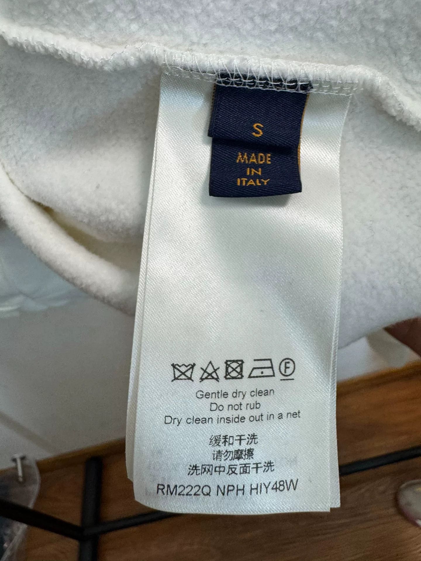 Louis Vuitton Louis Vuitton White Hooded Sweatshirt Size S Size S / US 4 / IT 40 - 5 Thumbnail