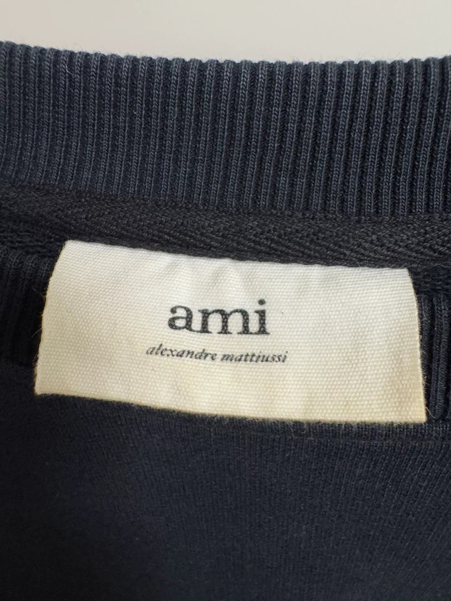 Sebastien Ami Ami Paris Black Heart Embroidered Sweatshirt Size US S / EU 44-46 / 1 - 4 Thumbnail