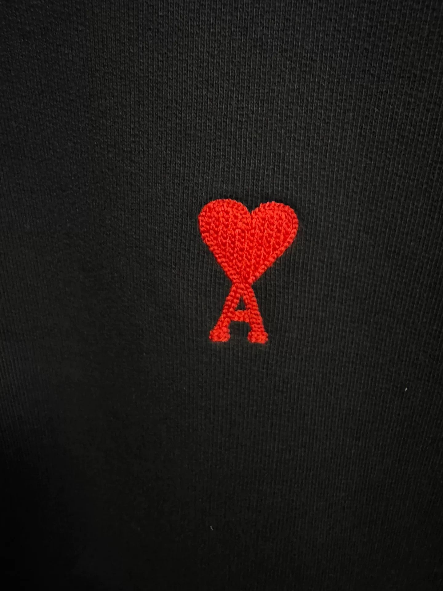 Sebastien Ami Ami Paris Black Heart Embroidered Sweatshirt Size US S / EU 44-46 / 1 - 3 Thumbnail