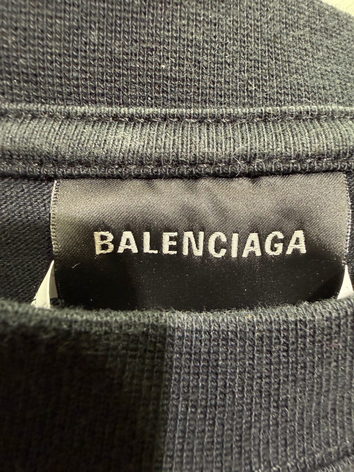 Balenciaga Balenciaga Black Logo Short Sleeve T-Shirt Size US XS / EU 42 / 0 - 5 Thumbnail