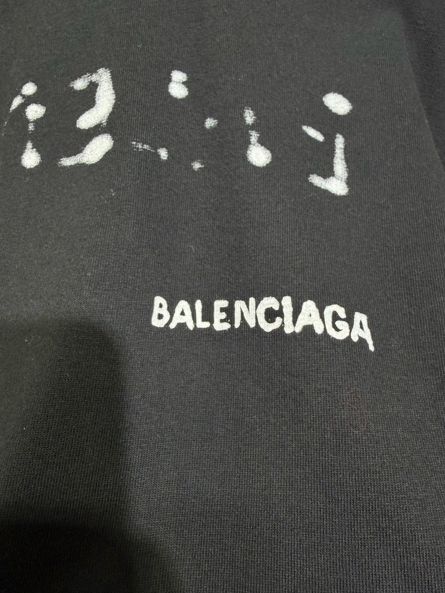 Balenciaga Balenciaga Black Logo Short Sleeve T-Shirt Size US XS / EU 42 / 0 - 3 Thumbnail