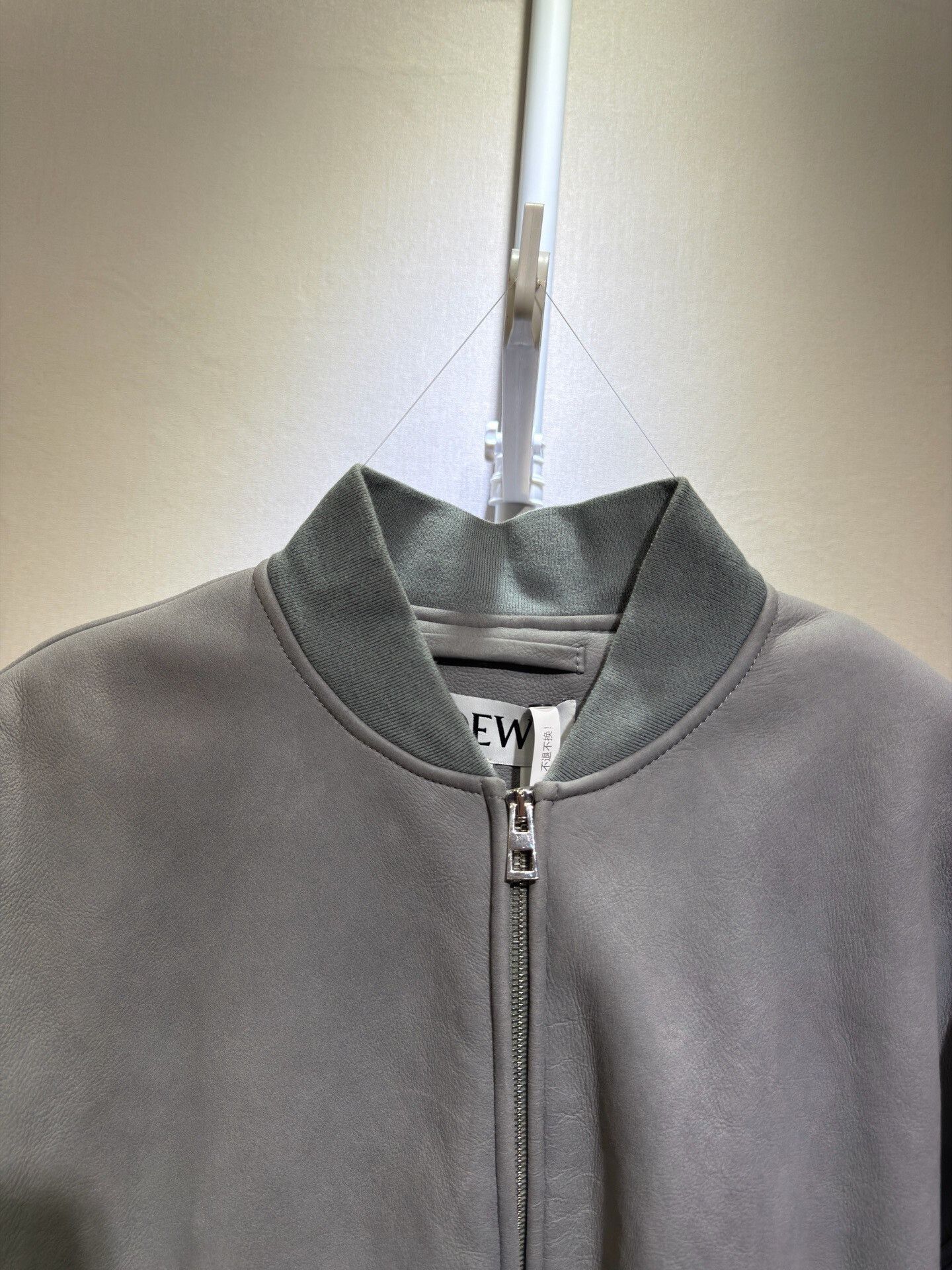 Loewe LOEWE Gray Shearling Zip Coat Size 40 Size US XXS / EU 40 - 3 Thumbnail
