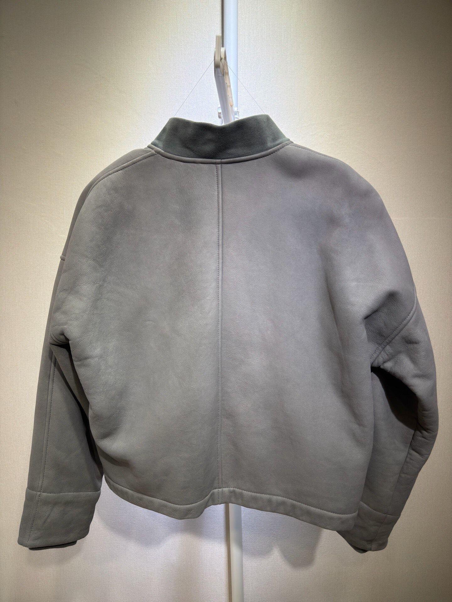 Loewe LOEWE Gray Shearling Zip Coat Size 40 Size US XXS / EU 40 - 2 Thumbnail